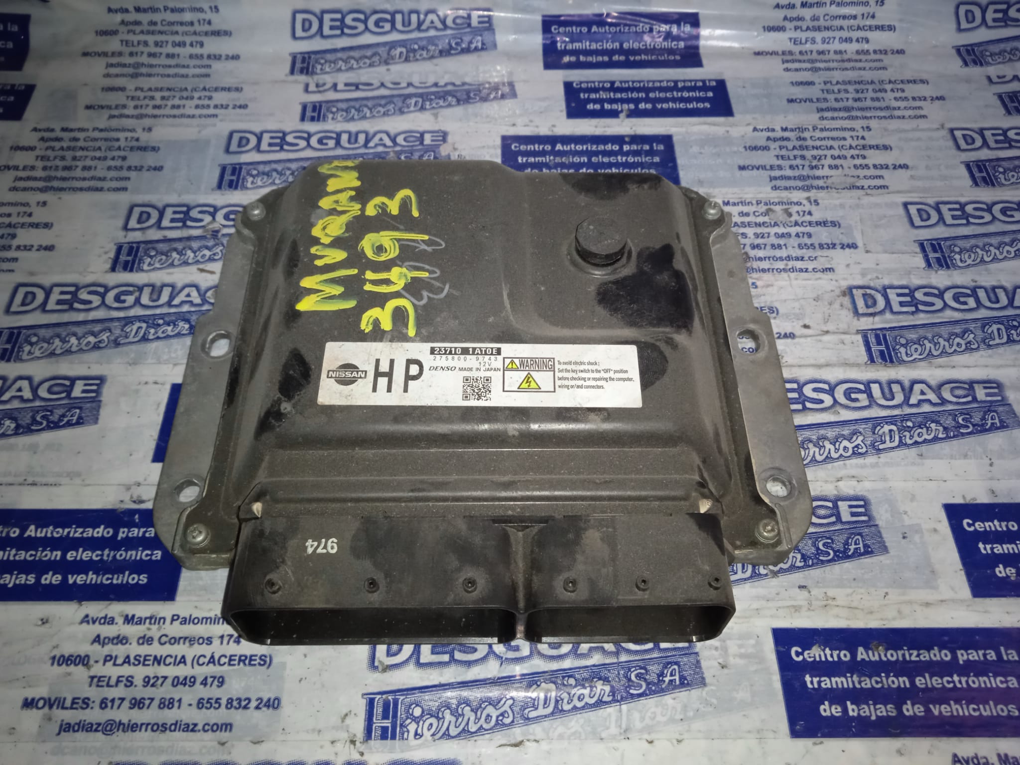 NISSAN Murano Z51 (2008-2015) Motorstyrenhet ECU 237101AT0E 24885555