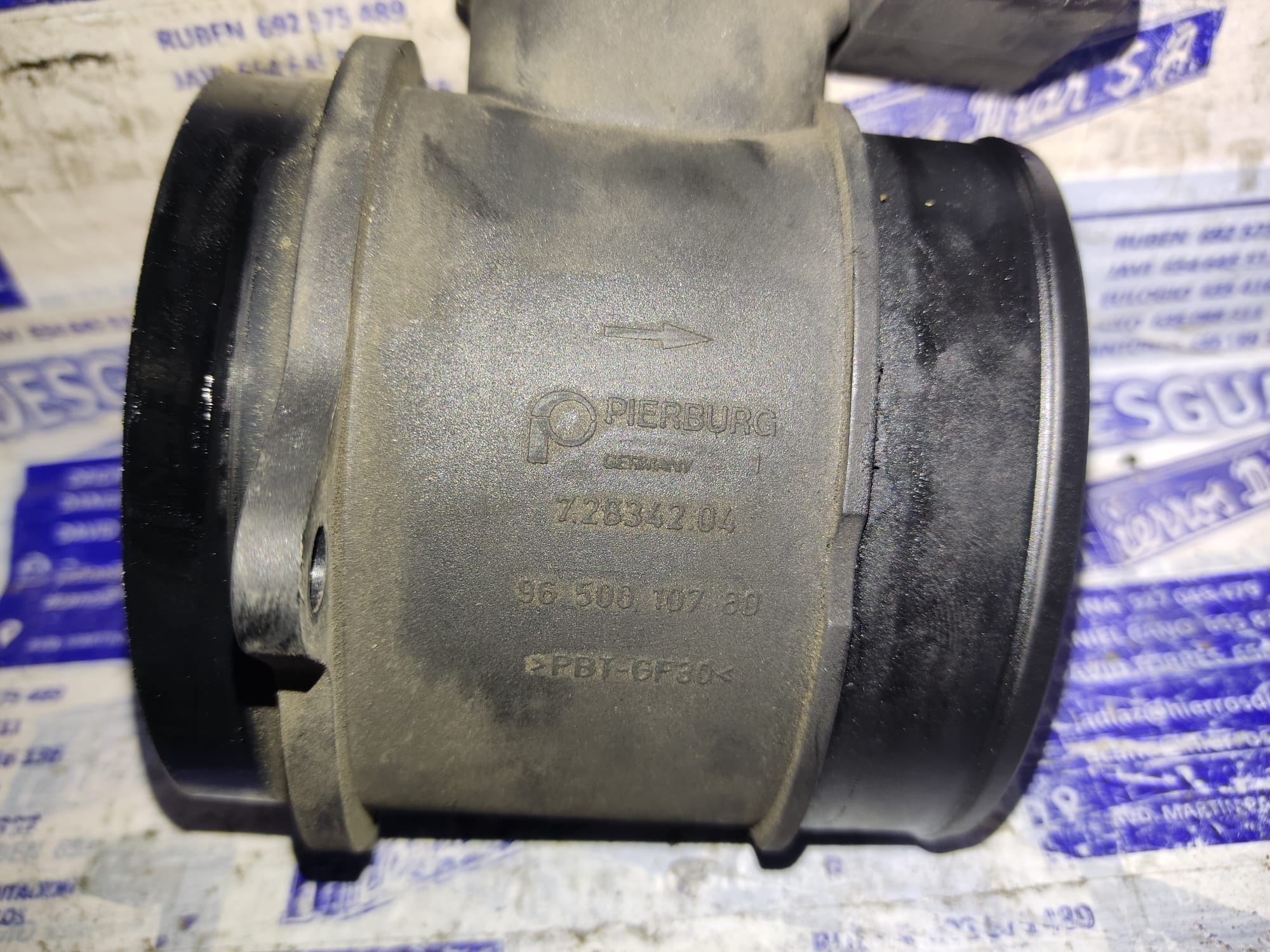 MAZDA 3 BK (2003-2009) Mass Air Flow Sensor MAF ESTANTERÍA69 24891520