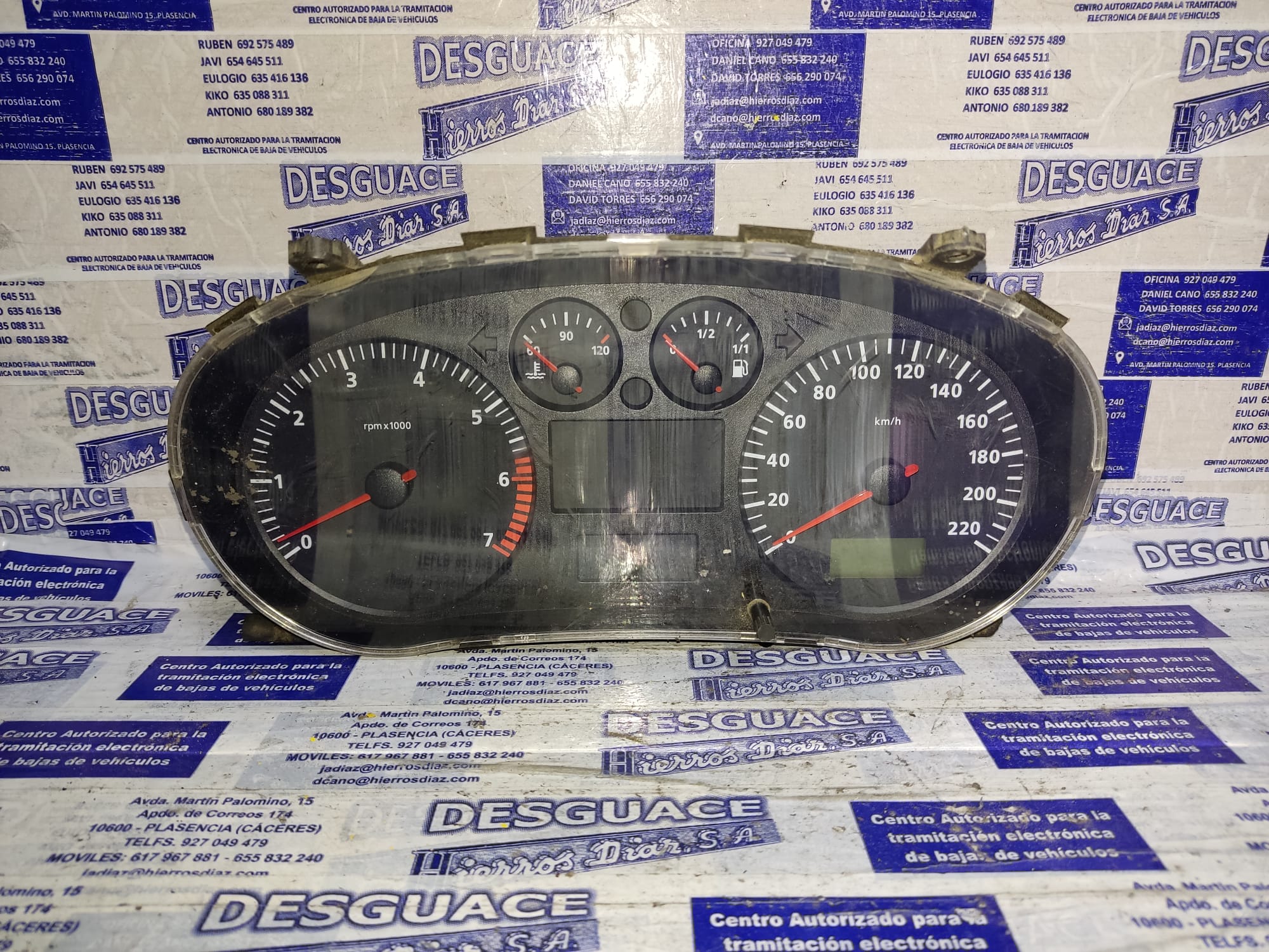 SEAT Ibiza 2 generation (1993-2002) Speedometer ESTANTERÍA11 24891284