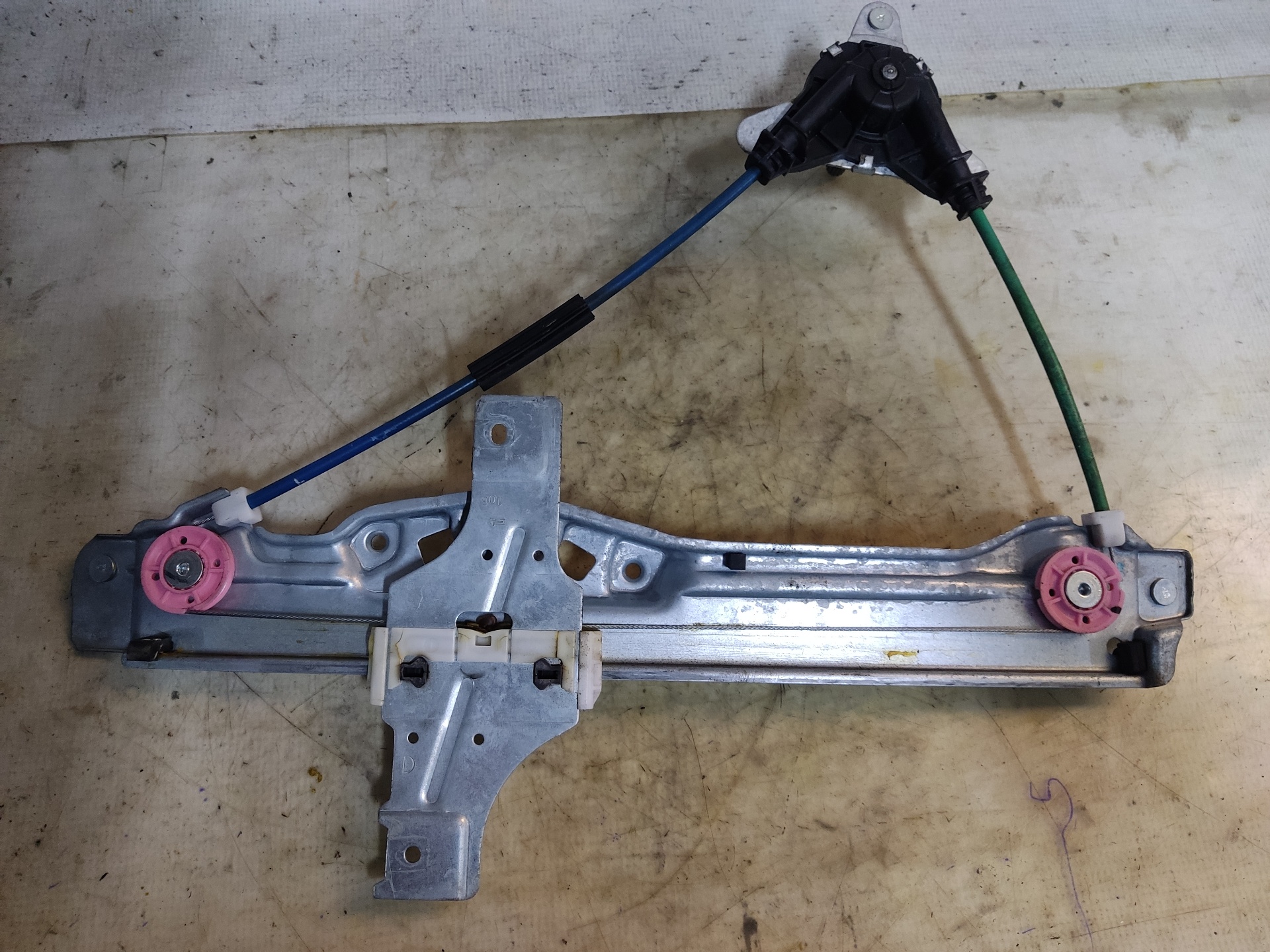 PEUGEOT 208 Peugeot 208 (2012-2015) Rear Right Door Window Regulator 9673153880 24899249