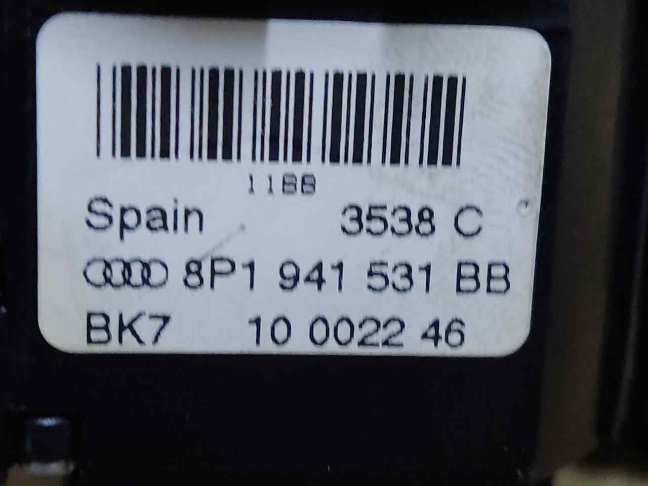 AUDI A3 8P (2003-2013) Переключатель света 8P1941531BB 24902672