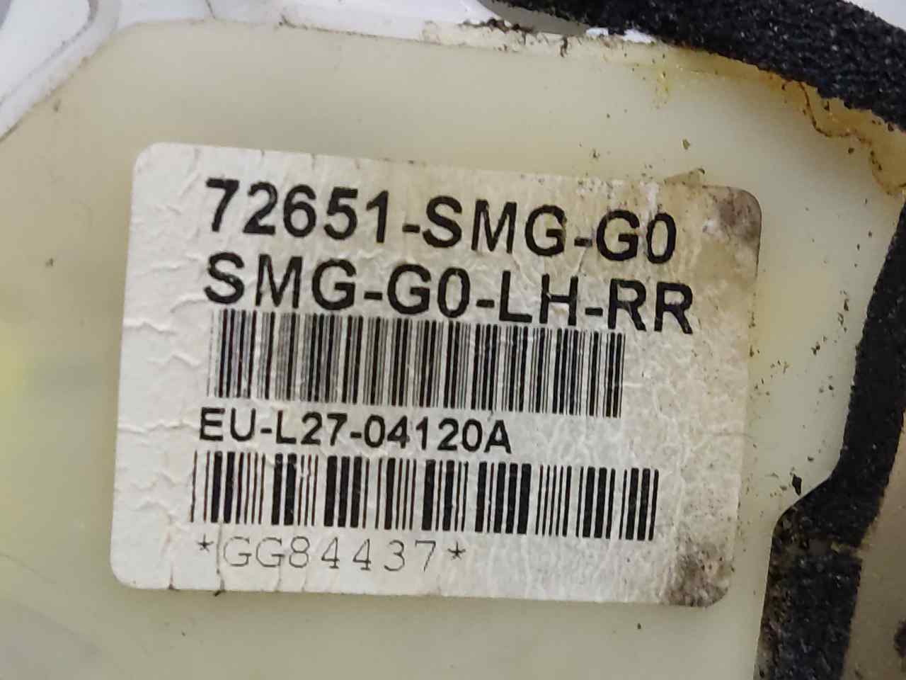 HONDA Civic 8 generation (2005-2012) Rear Left Door Lock 72651SMGGO 24915737