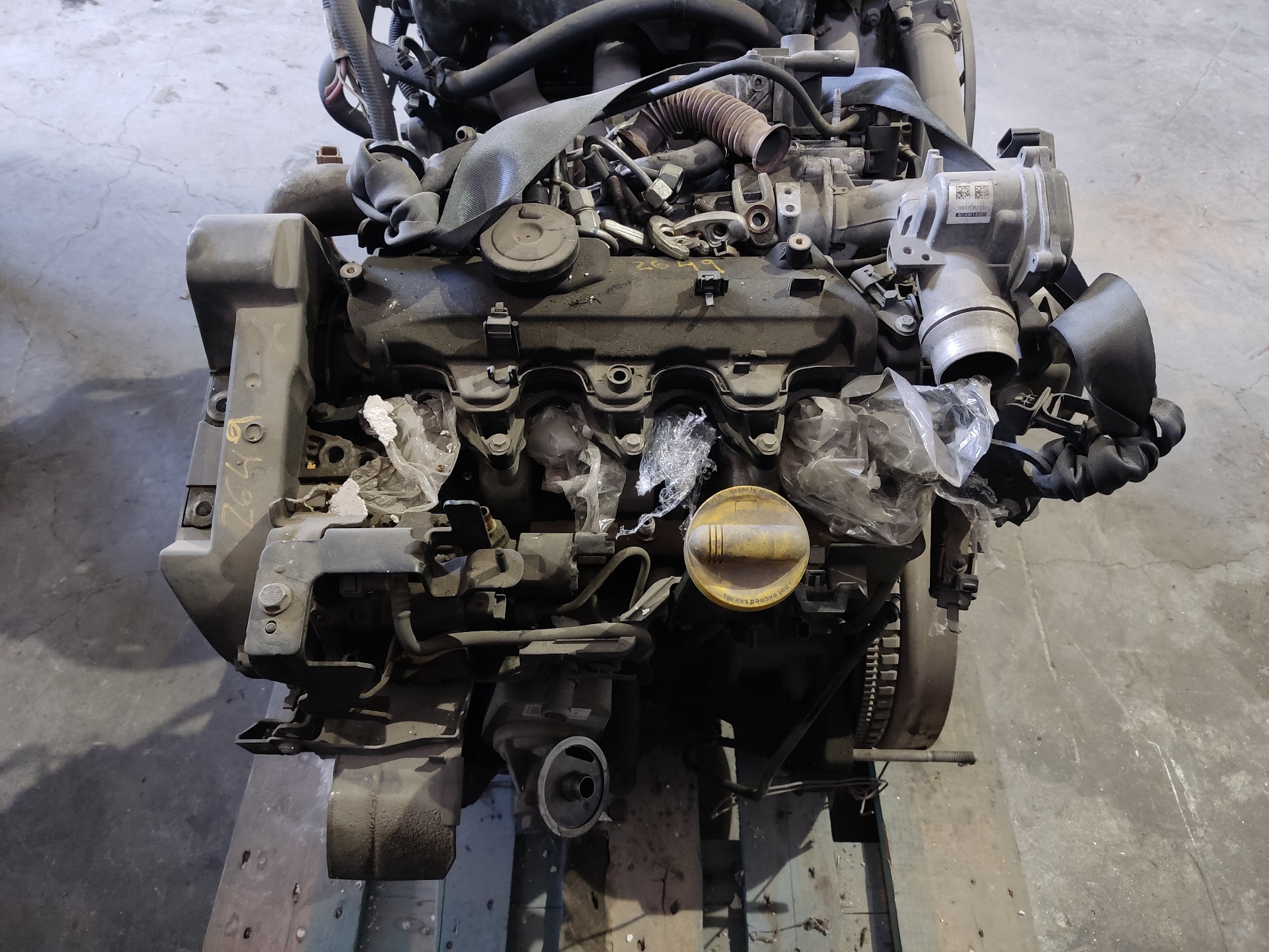 RENAULT Scenic 3 generation (2009-2015) Двигатель K9KN8 24895478