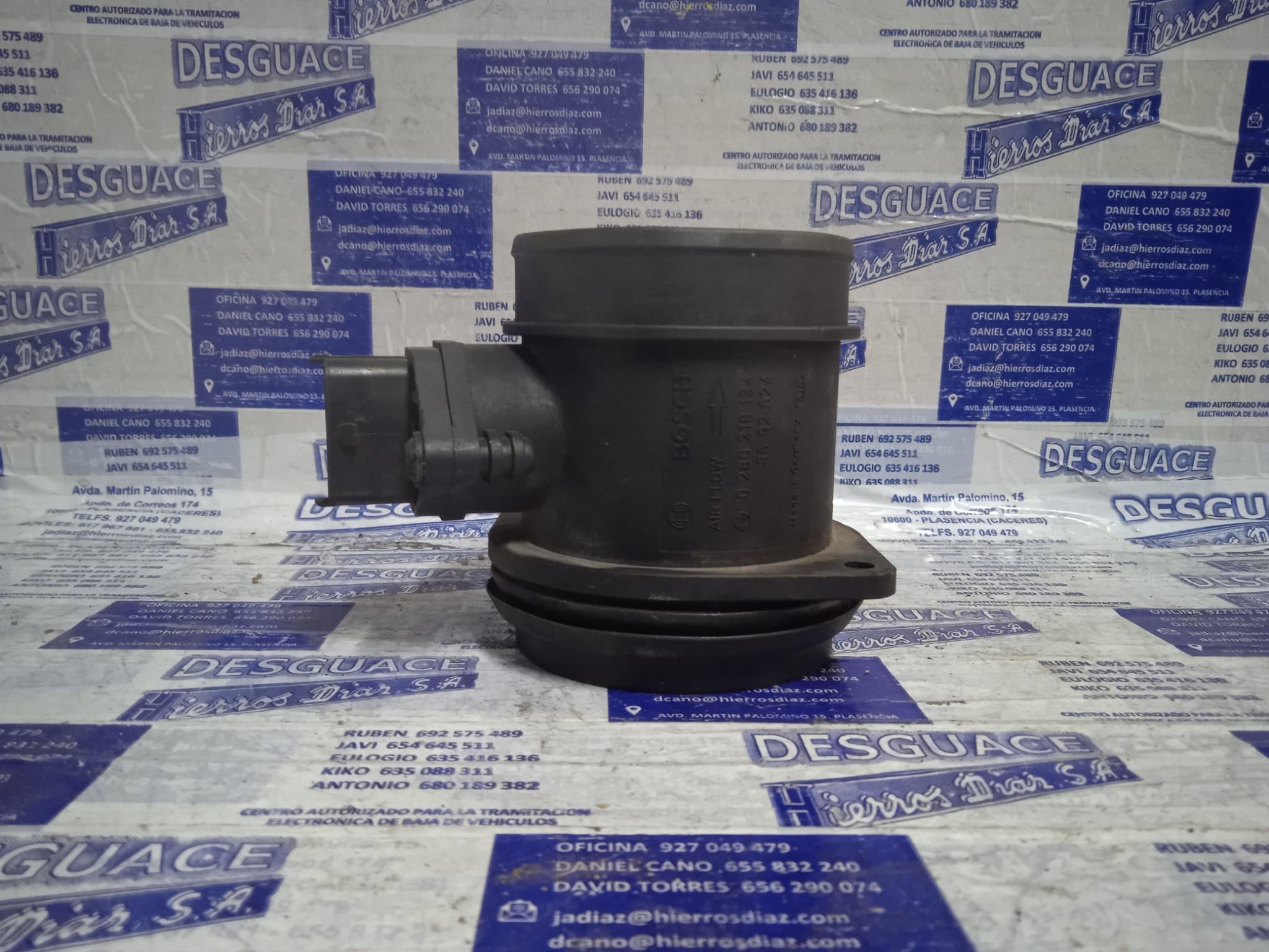 FORD S-Max 1 generation (2006-2015) Mass Air Flow Sensor MAF ESTANTERÍA61 24885961