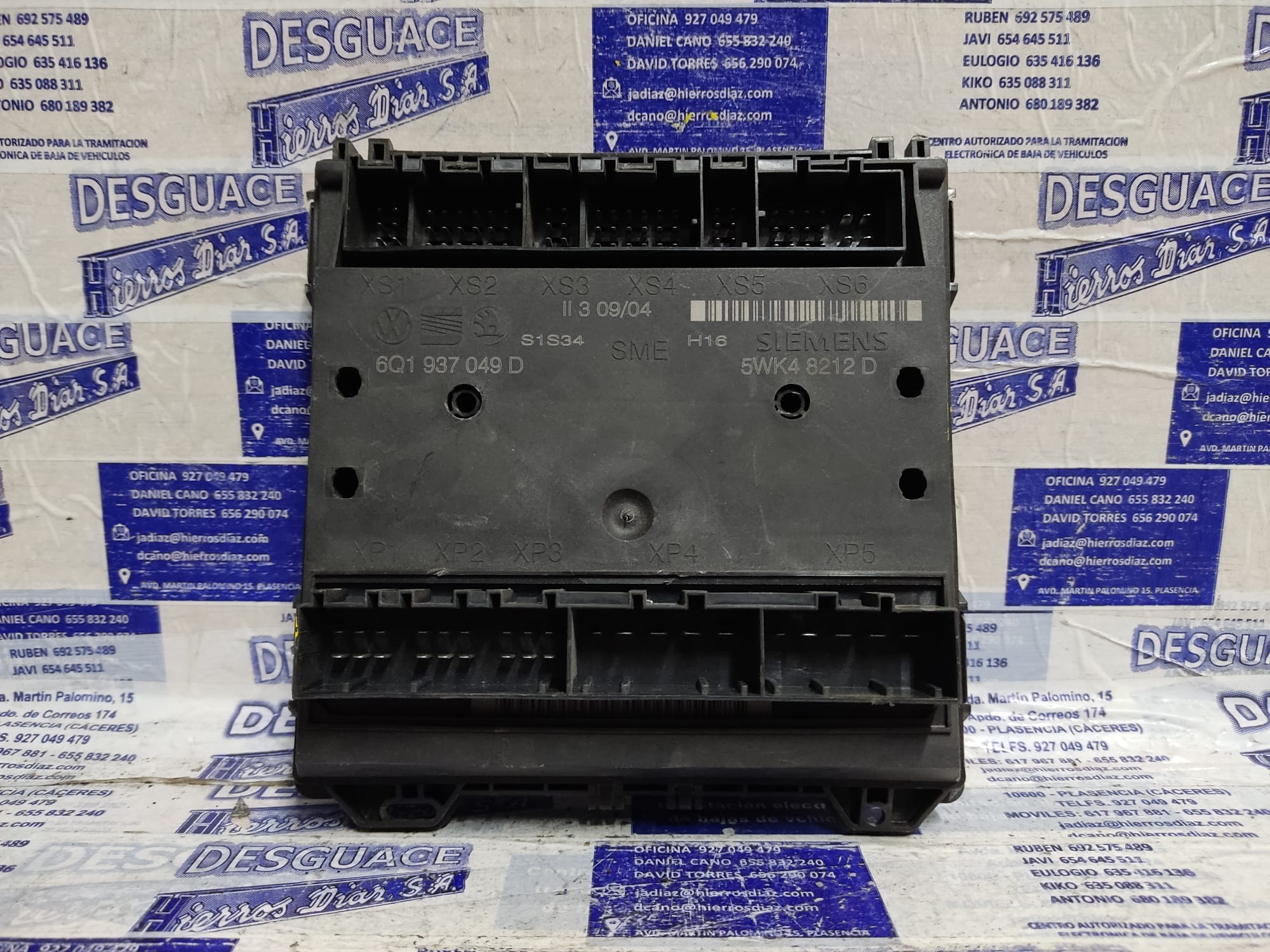 SEAT Ibiza 3 generation (2002-2008) Comfort Control Unit ESTANTERÍA84 24891379