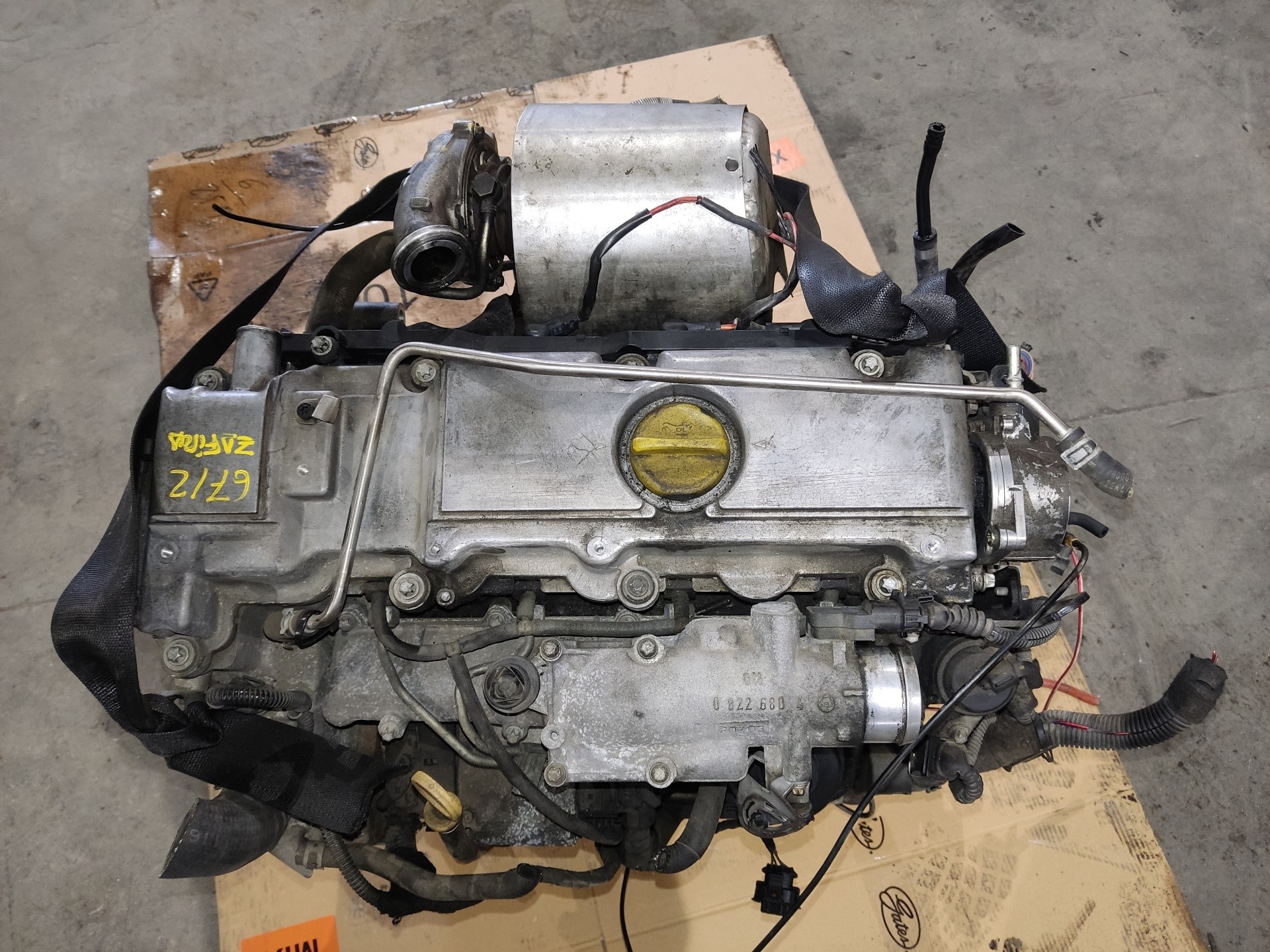 OPEL Zafira A (1999-2003) Engine Y20DTH 24898881