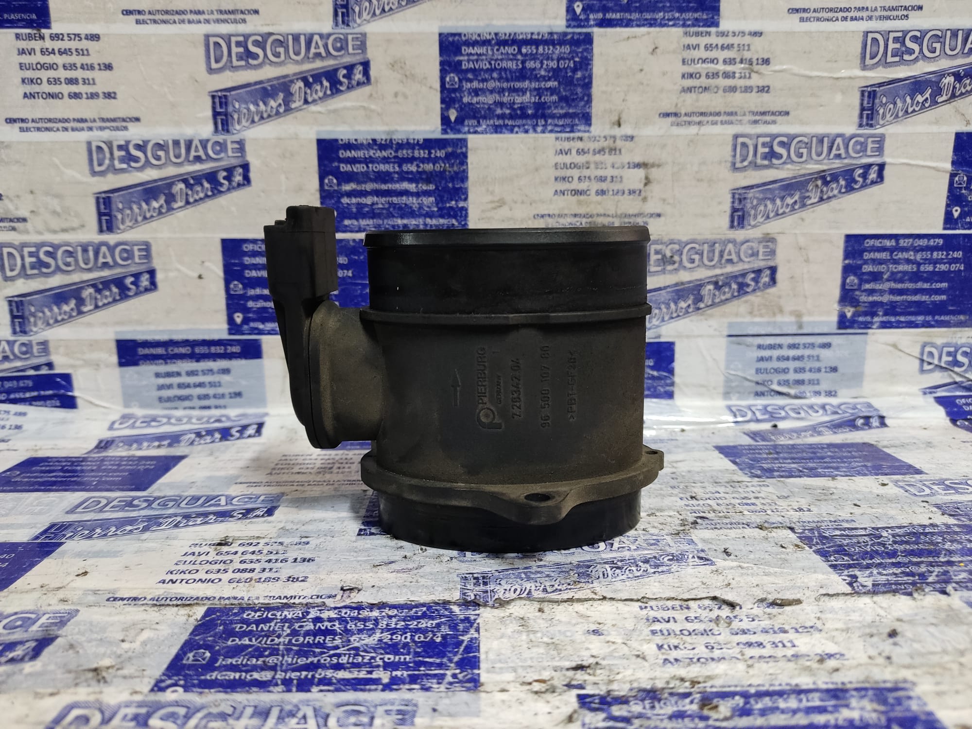 MAZDA 3 BK (2003-2009) Mass Air Flow Sensor MAF ESTANTERÍA69 24891520