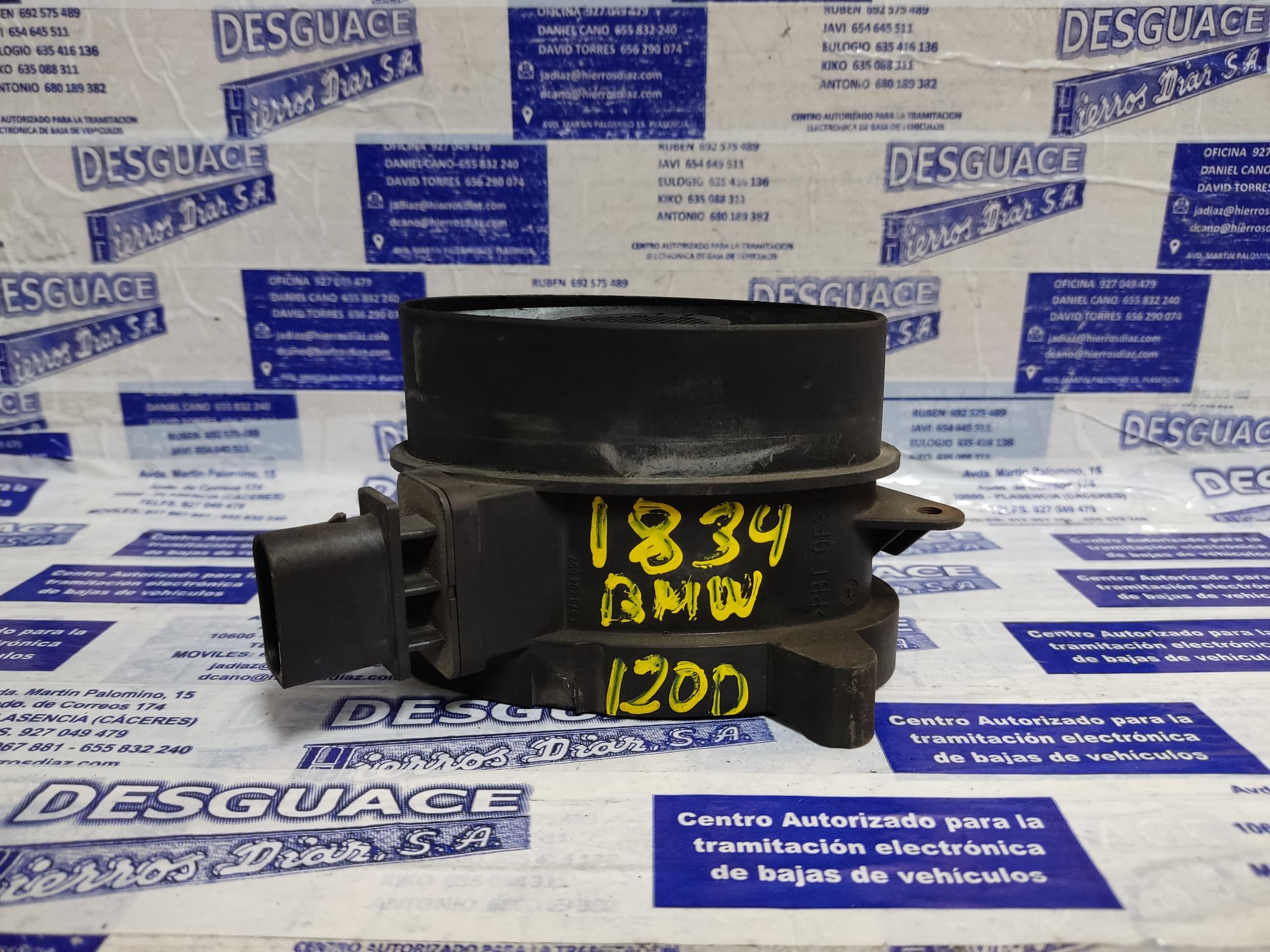 BMW 1 Series E81/E82/E87/E88 (2004-2013) Mass Air Flow Sensor MAF ESTANTERÍA86 24890830