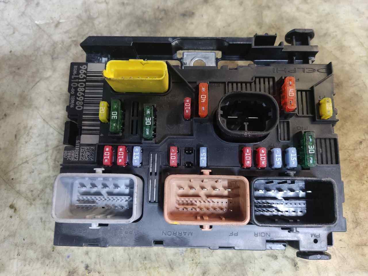 PEUGEOT 207 1 generation (2006-2009) Fuse Box 9661086980 24898362