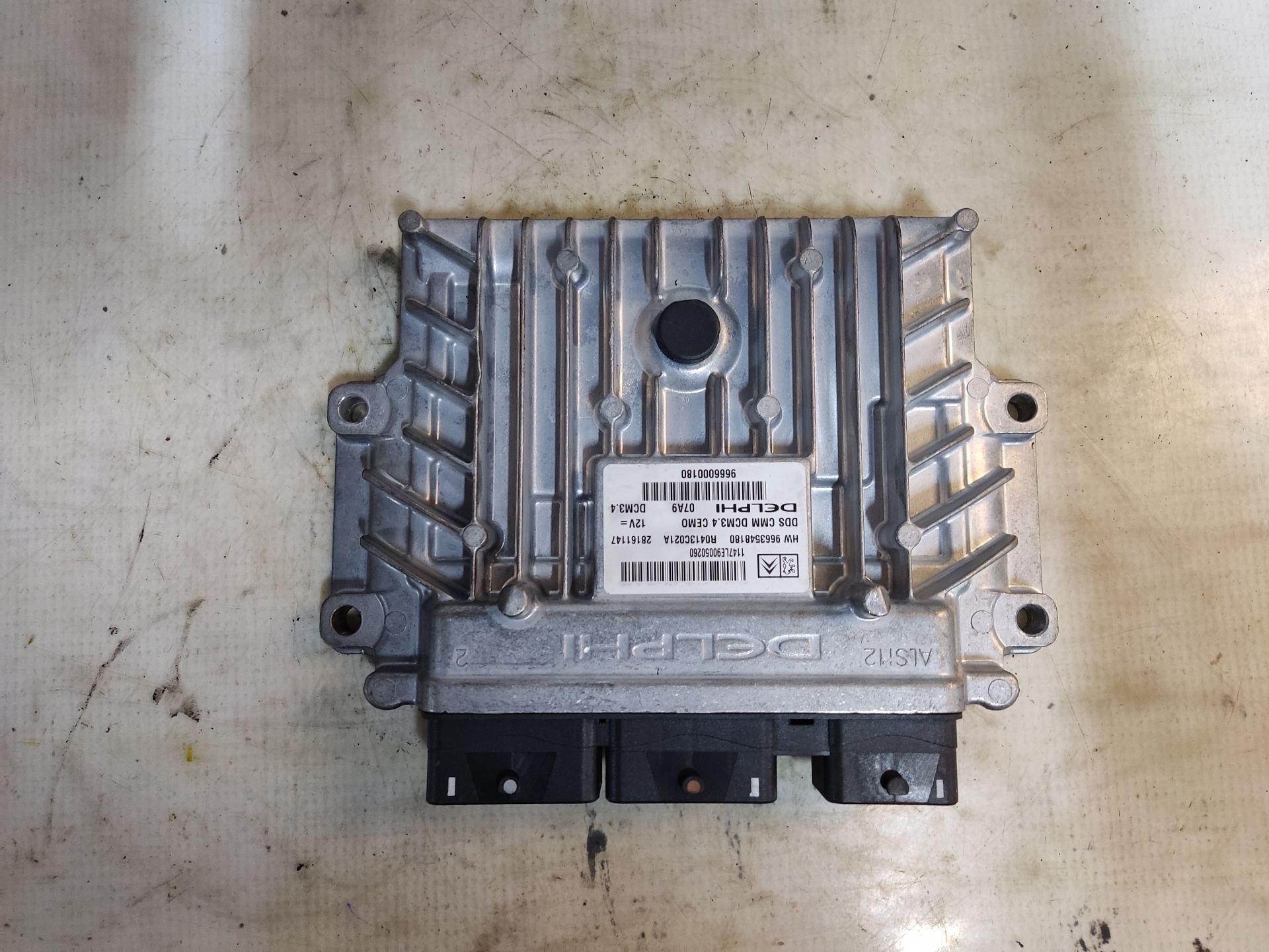 PEUGEOT 407 1 generation (2004-2010) Engine Control Unit ECU HW9663548180 24896163