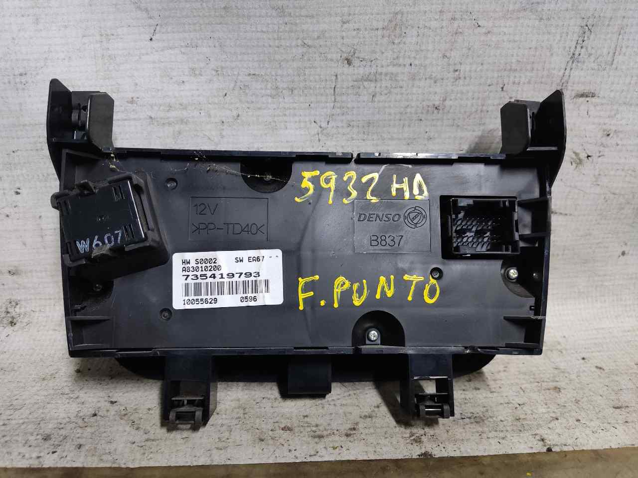 FIAT Grande Punto 1 generation (2006-2008) Unité de climatisation 735419793 24900371