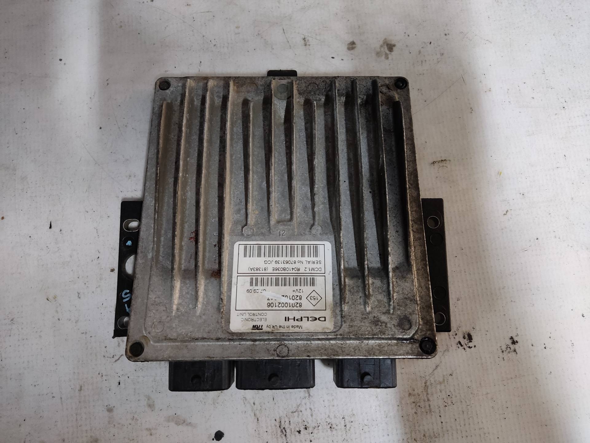 DACIA Duster 1 generation (2010-2017) Moottorin ohjausyksikkö ECU 8201002106 24893292