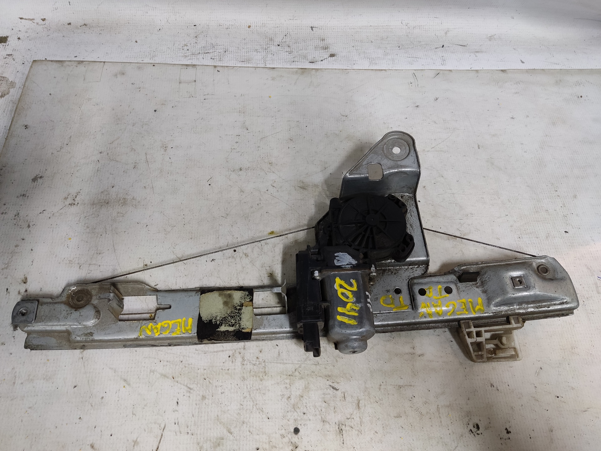 RENAULT Megane 2 generation (2002-2012) Rear Right Door Window Regulator GANCHO36 24894613