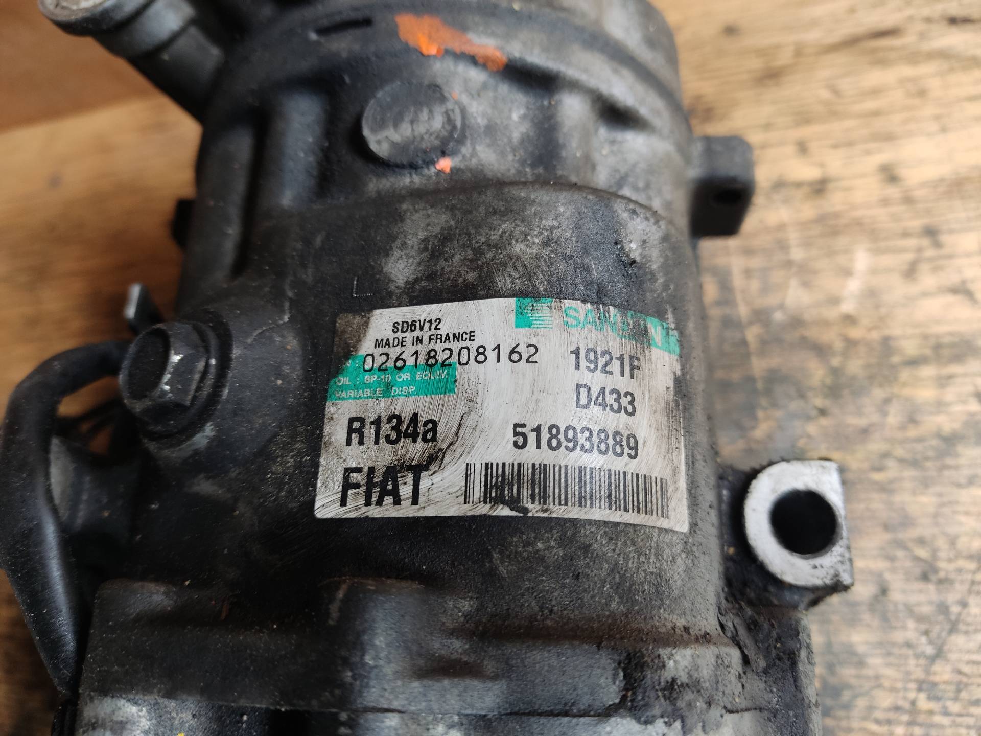 FIAT Punto 3 generation (2005-2020) Air Condition Pump 1921F 24887268