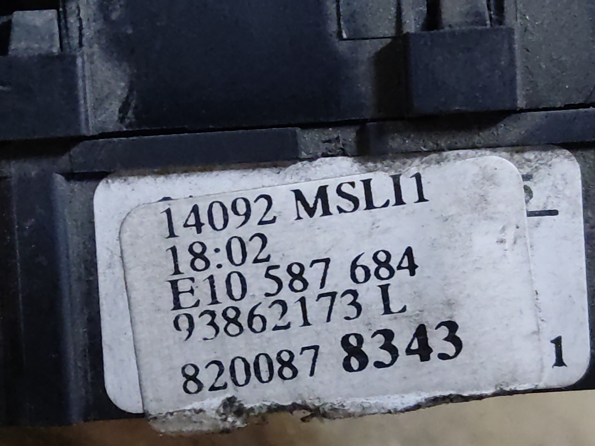 NISSAN 2 generation (2001-2015) Indicator Wiper Stalk Switch 8200878343 24898921