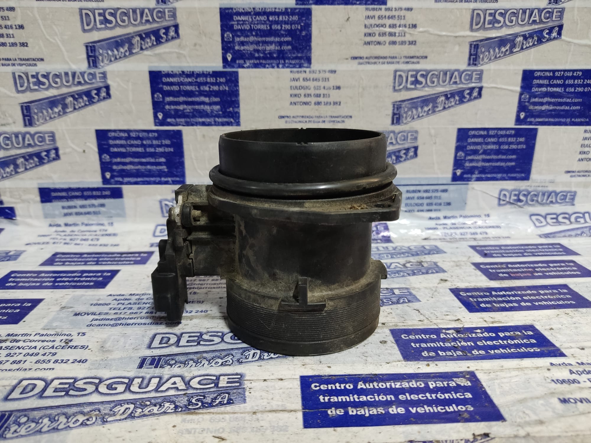 FIAT Scudo 2 generation (2007-2016) Mass Air Flow Sensor MAF ESTANTERÍA50 24890629