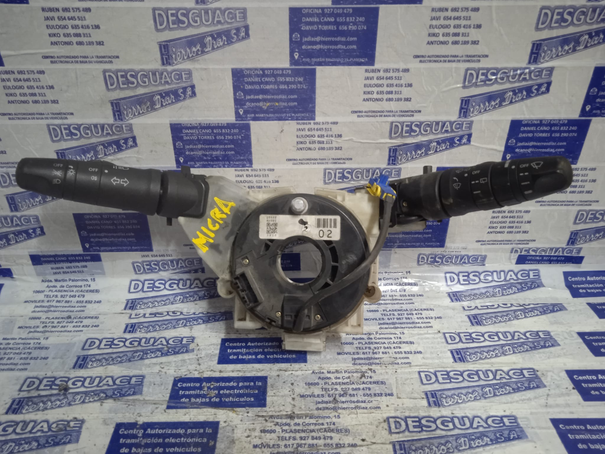 NISSAN Micra K12 (2002-2010) Mygtukai ESTANTERÍA56 24889959