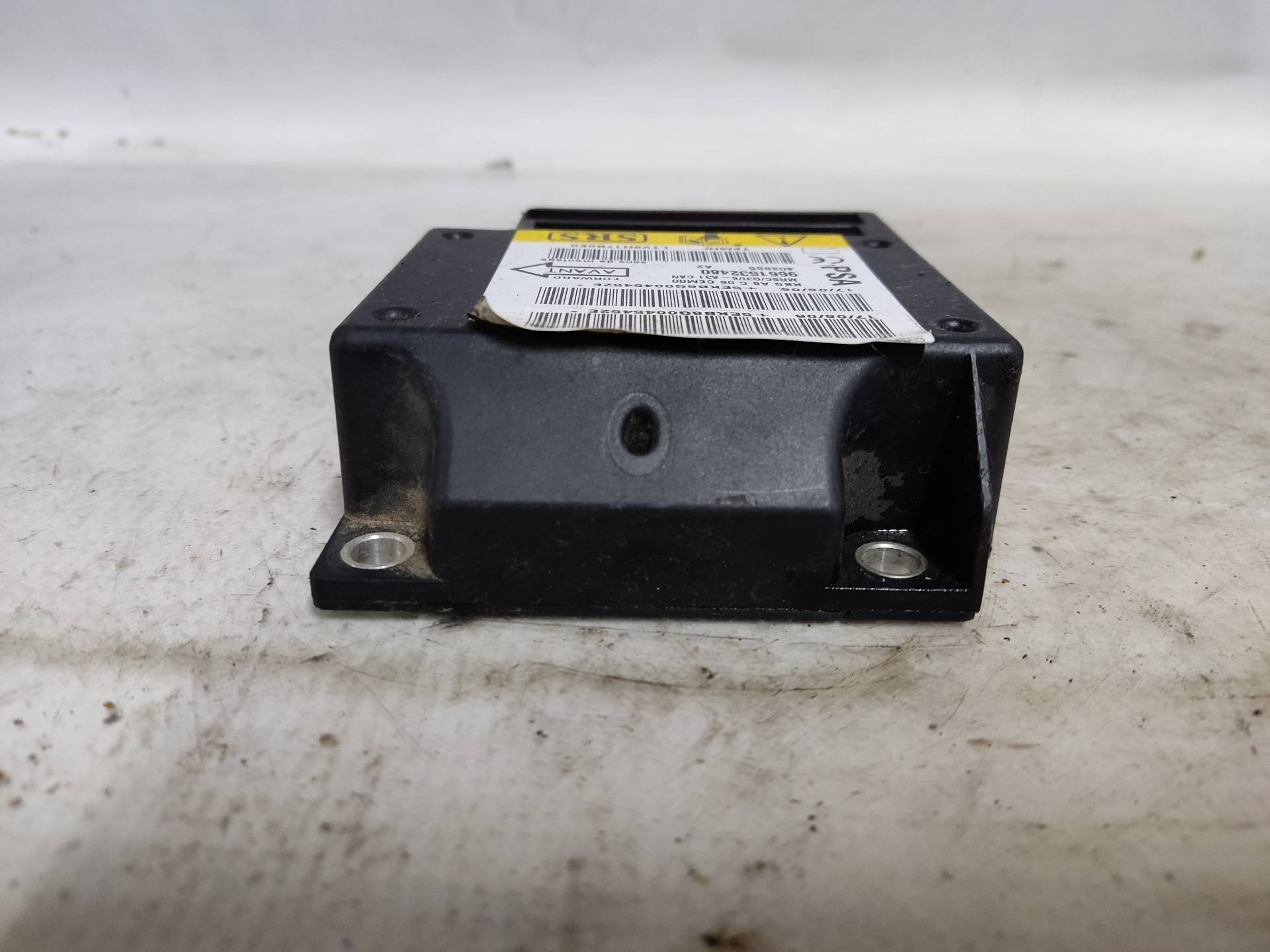 CITROËN C3 1 generation (2002-2010) SRS Control Unit ESTANTERÍA42 24894137