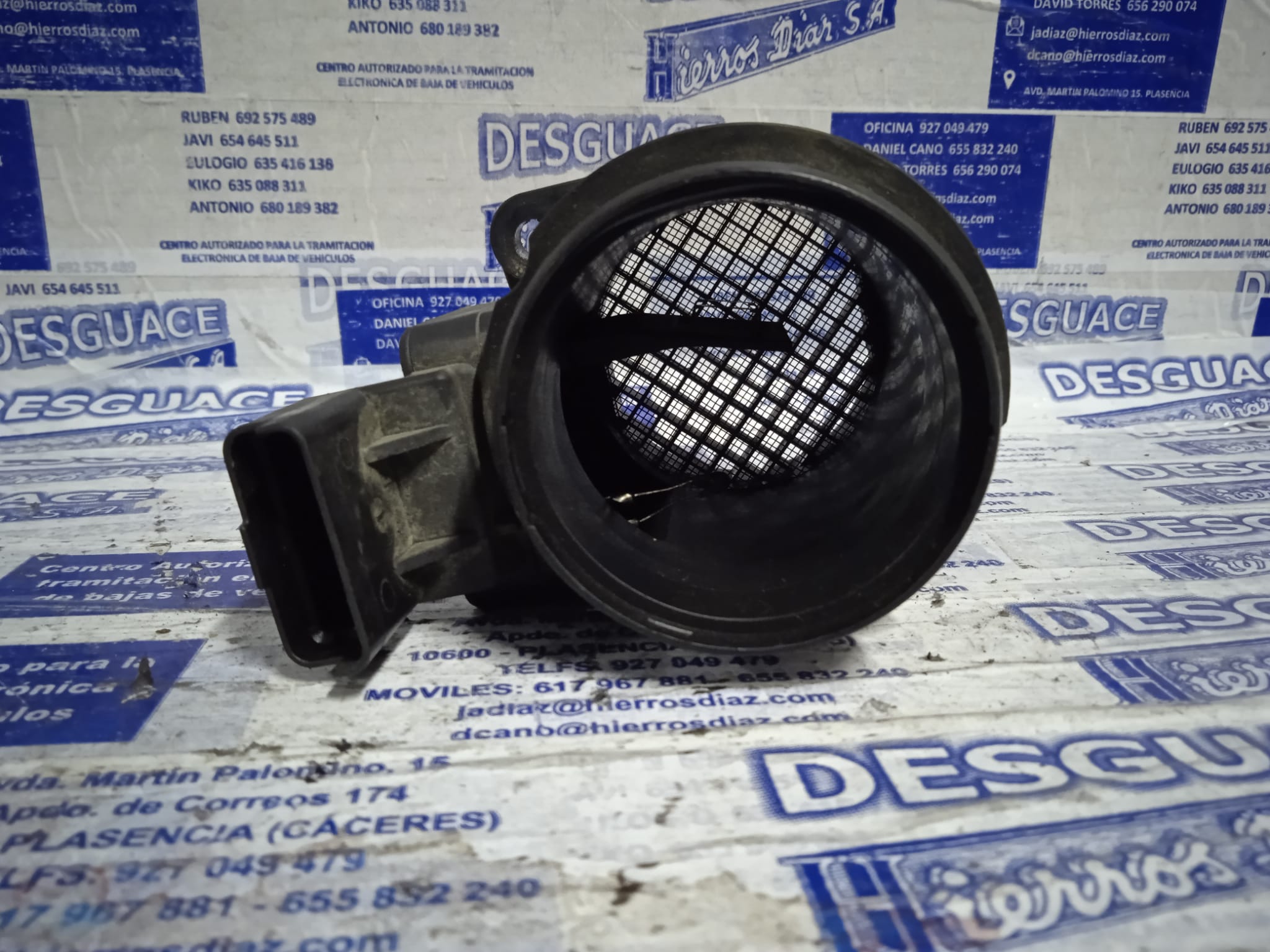 CITROËN C2 1 generation (2003-2009) Mass Air Flow Sensor MAF ESTANTERÍA42 24886634