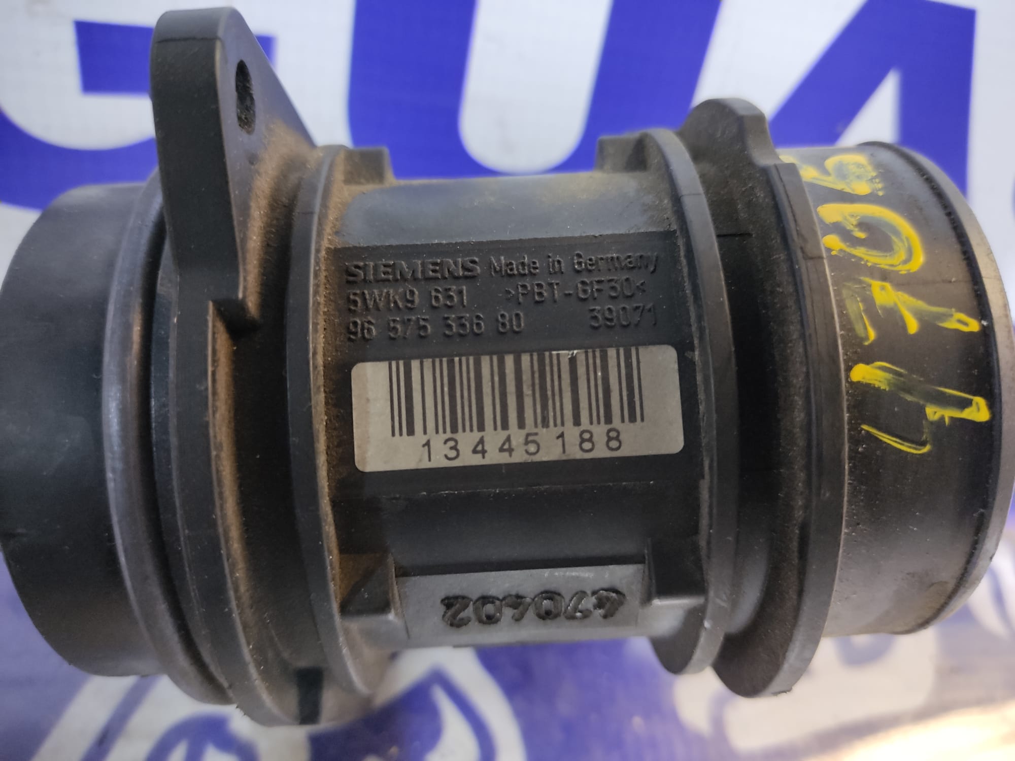 PEUGEOT Mass Air Flow Sensor MAF ESTANTERÍA46 24891826