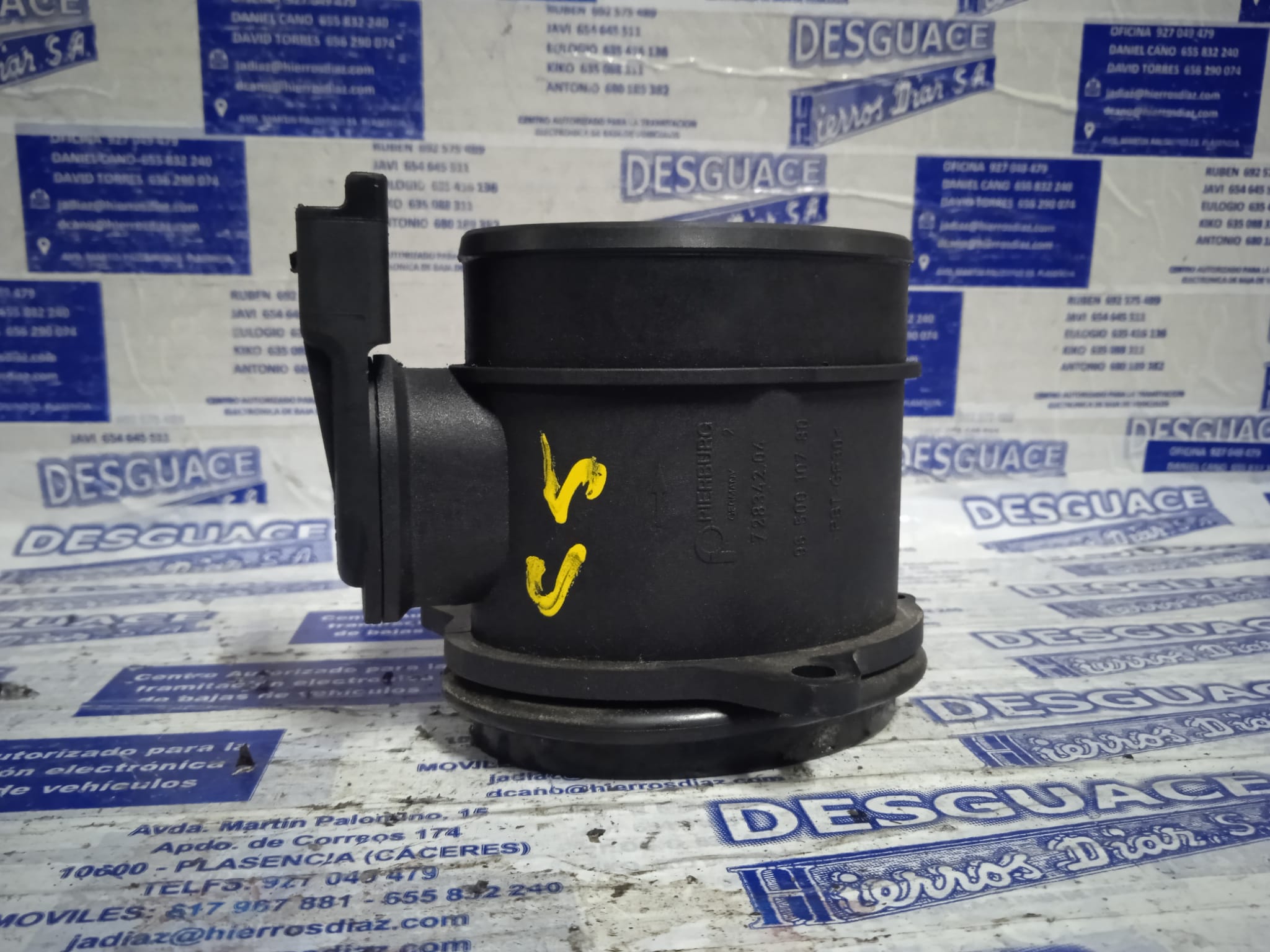 CITROËN Mass Air Flow Sensor MAF ESTANTERÍA42 24890747