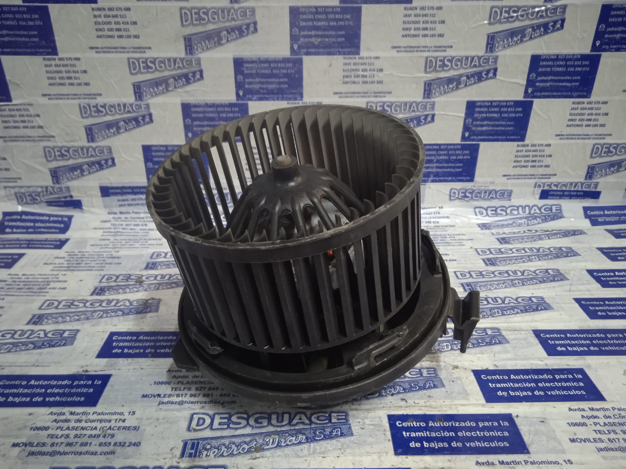 CITROËN C5 1 generation (2001-2008) Heater Blower Fan ESTANTERÍA44 24890049