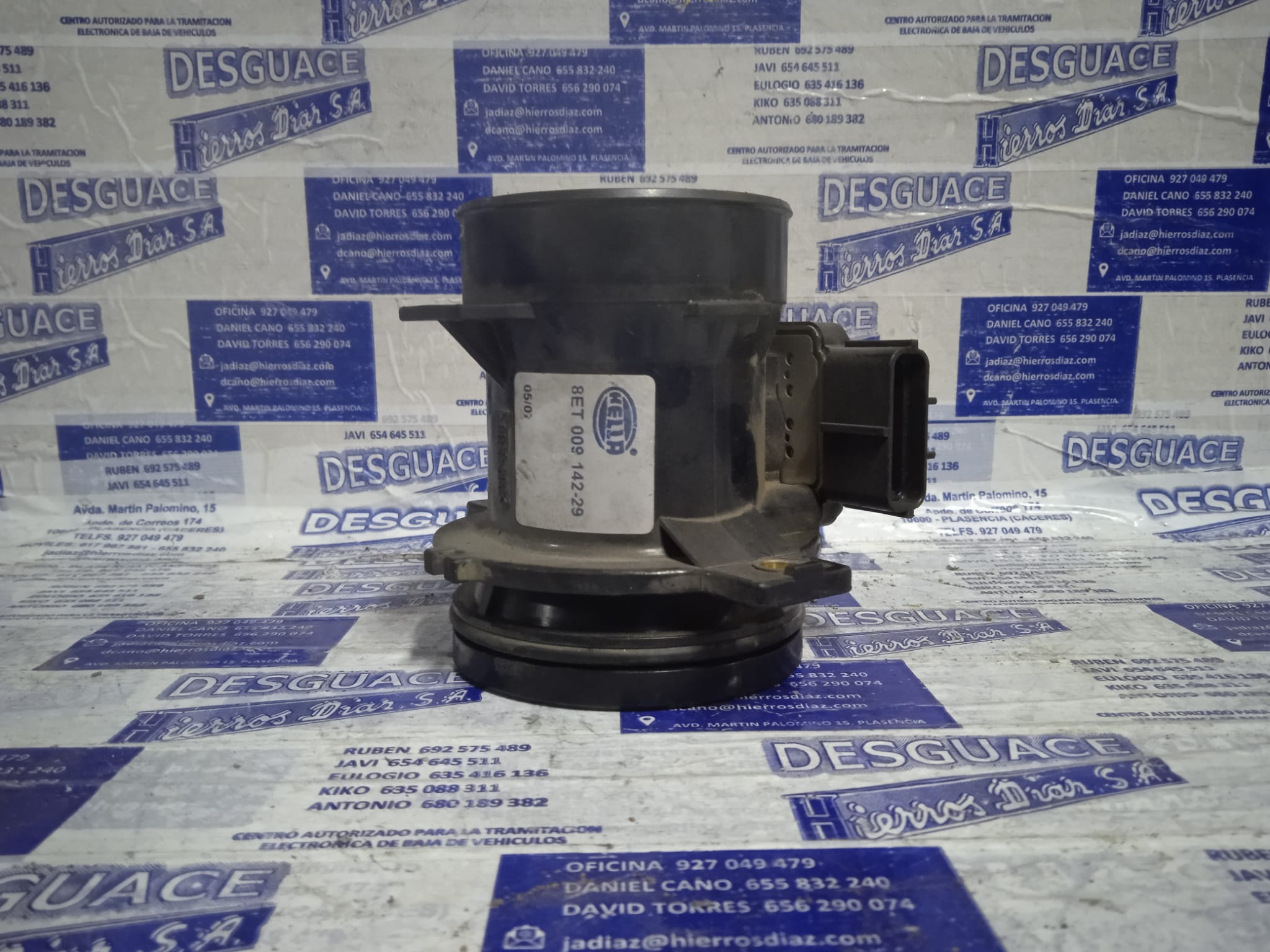 FORD Focus 1 generation (1998-2010) Mass Air Flow Sensor MAF ESTANTERÍA61 24885678