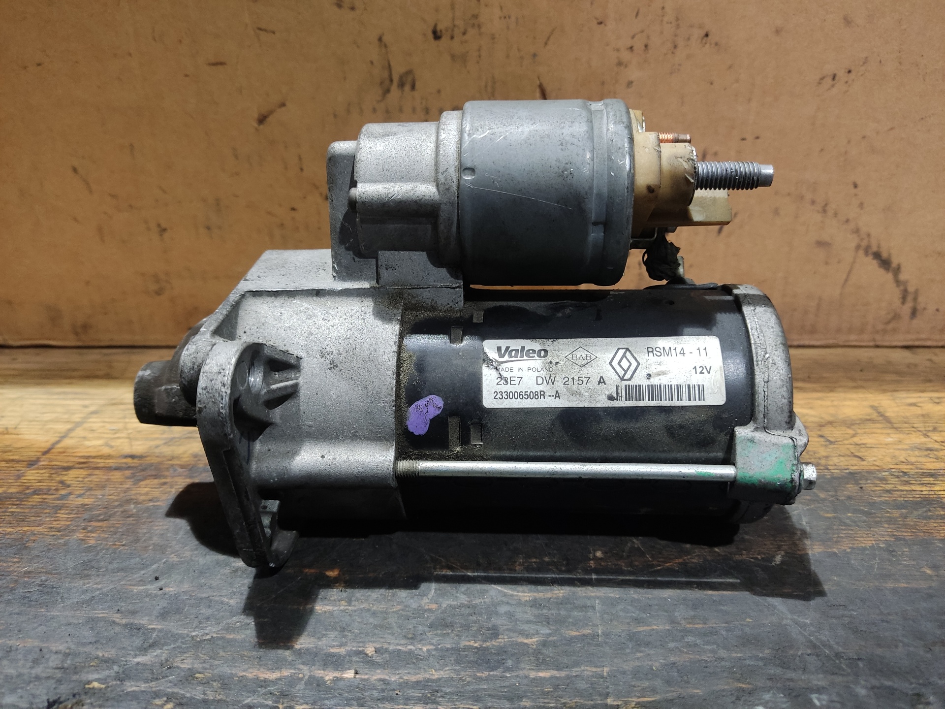 RENAULT Clio 4 generation (2012-2020) Starter Motor 233006508R 25762000