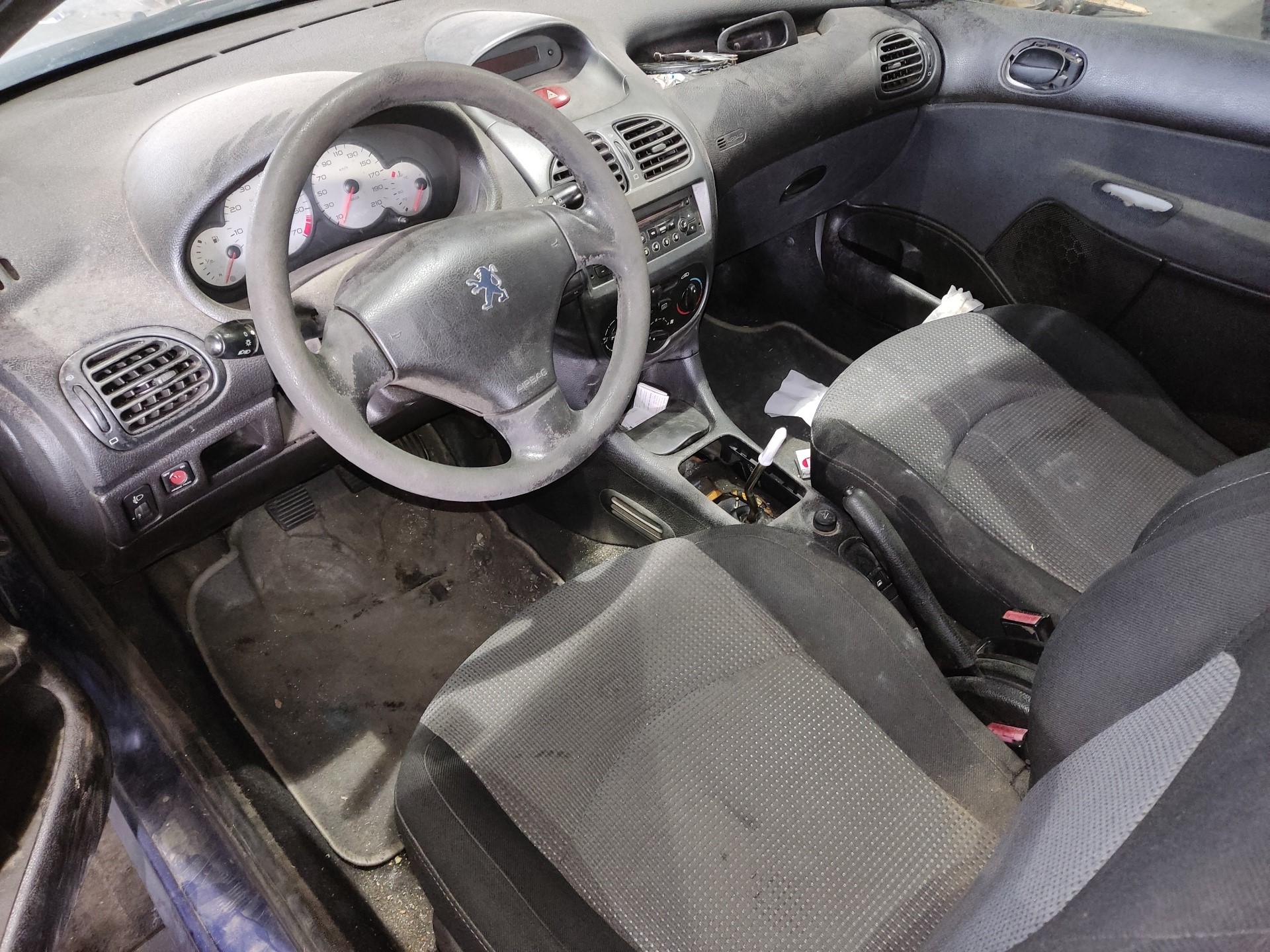 PEUGEOT 206 1 generation (1998-2009) Ľavé predné svetlomety 9628666880 24896552