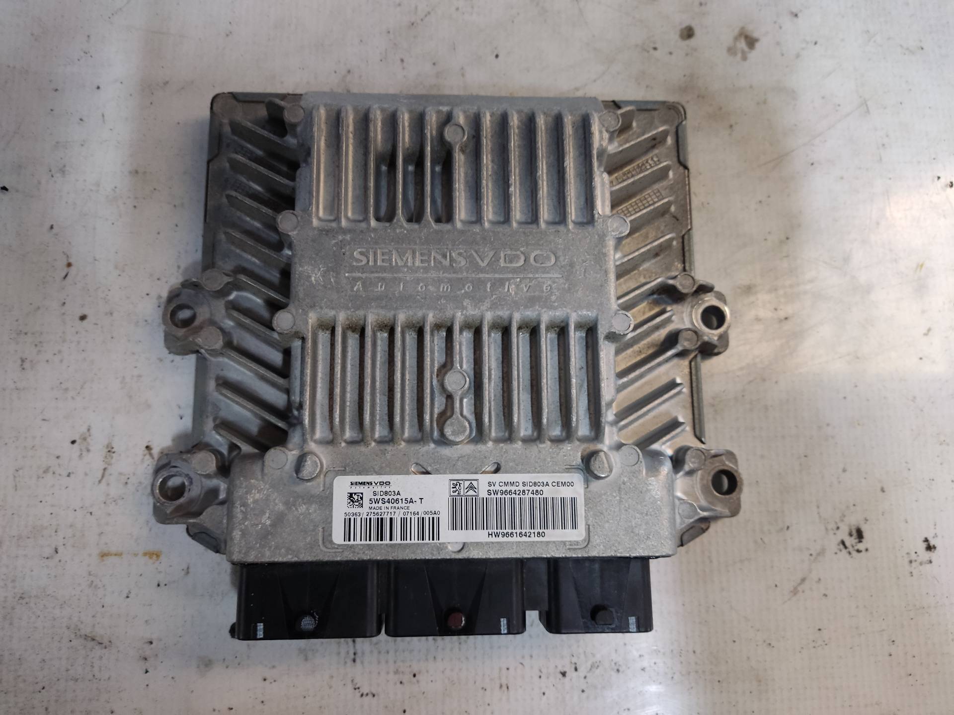 CITROËN C4 Picasso 1 generation (2006-2013) Engine Control Unit ECU SW9664287480 24893390