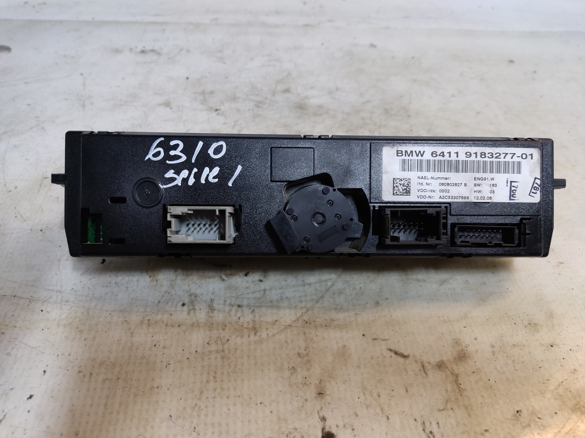 BMW 1 Series E81/E82/E87/E88 (2004-2013) Climate  Control Unit ESTANTERÍA85 24894948