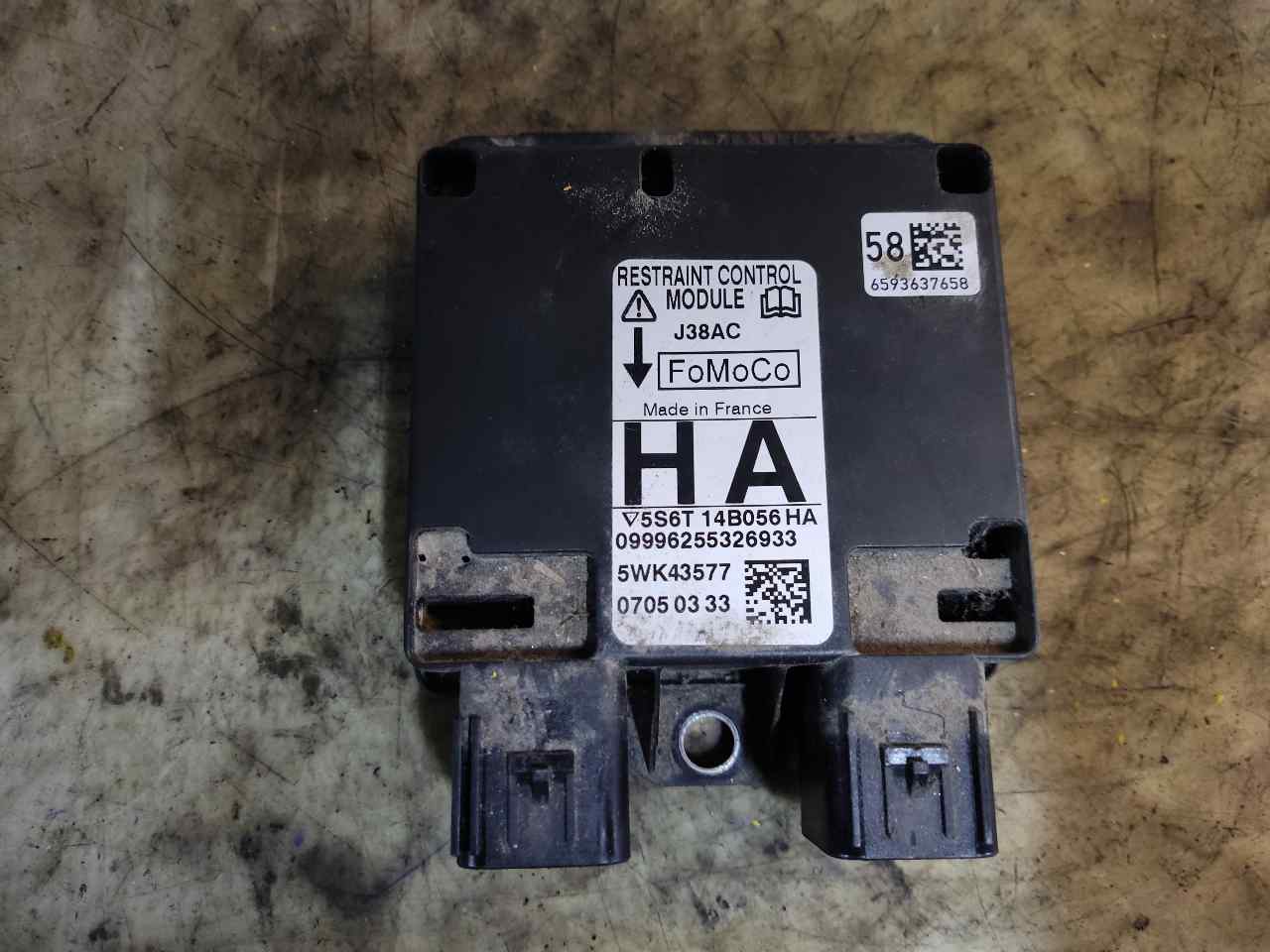 FORD Fusion 1 generation (2002-2012) SRS Control Unit 5S6T14B056HA 24900809