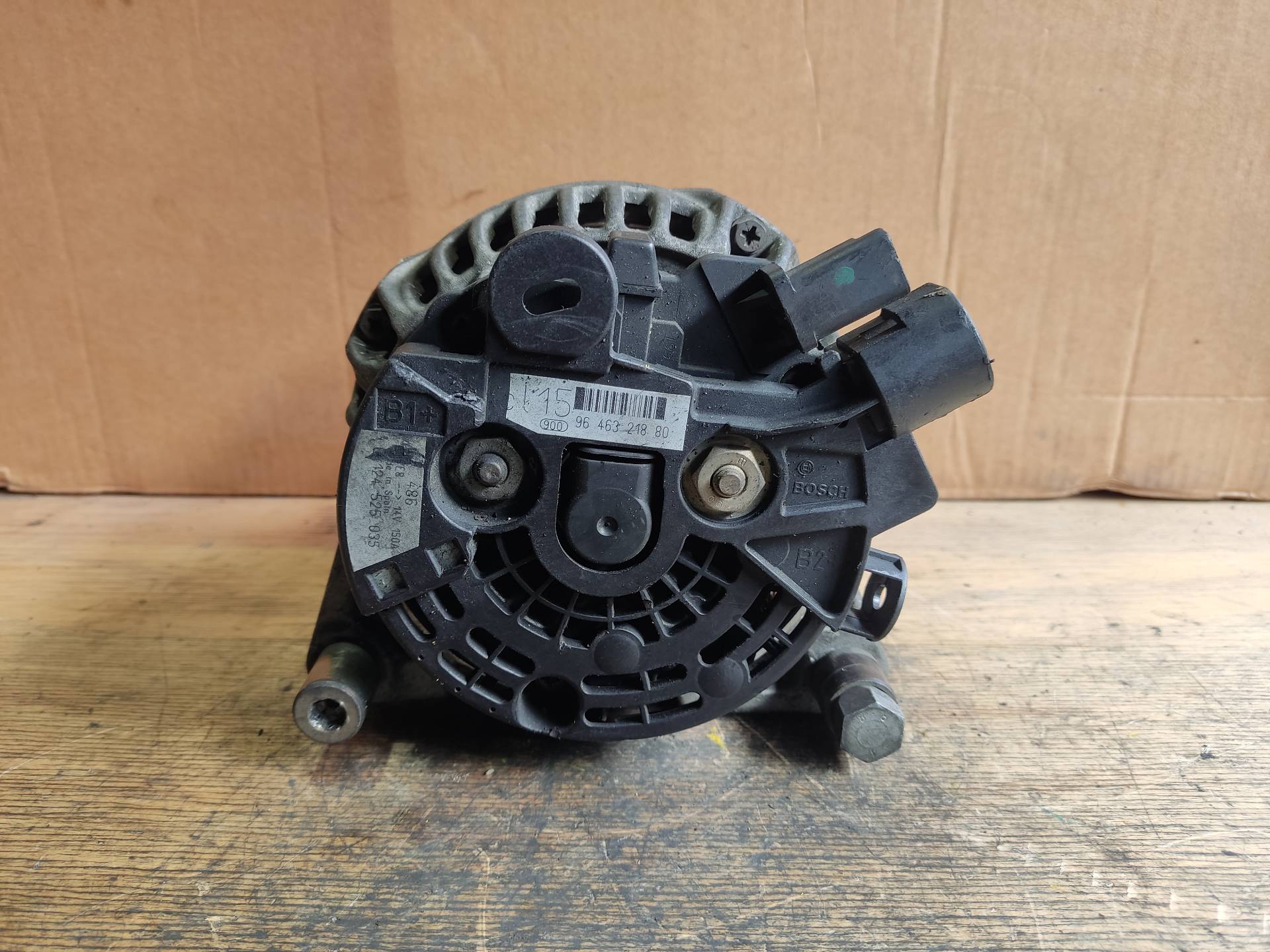 PEUGEOT 307 1 generation (2001-2008) Alternator 0124525035 24892729