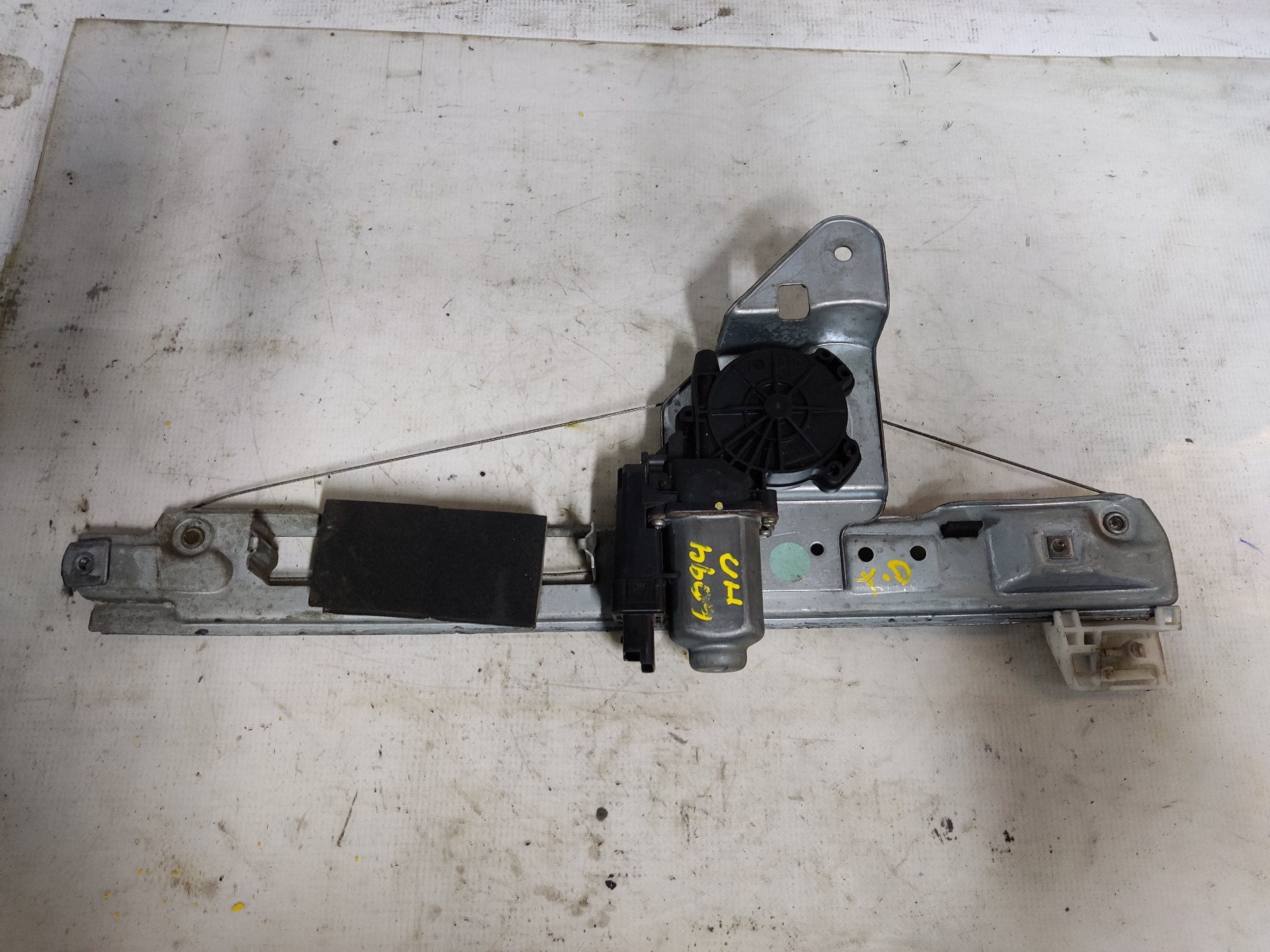 RENAULT Megane 2 generation (2002-2012) Rear Right Door Window Regulator GANCHO36 24893806