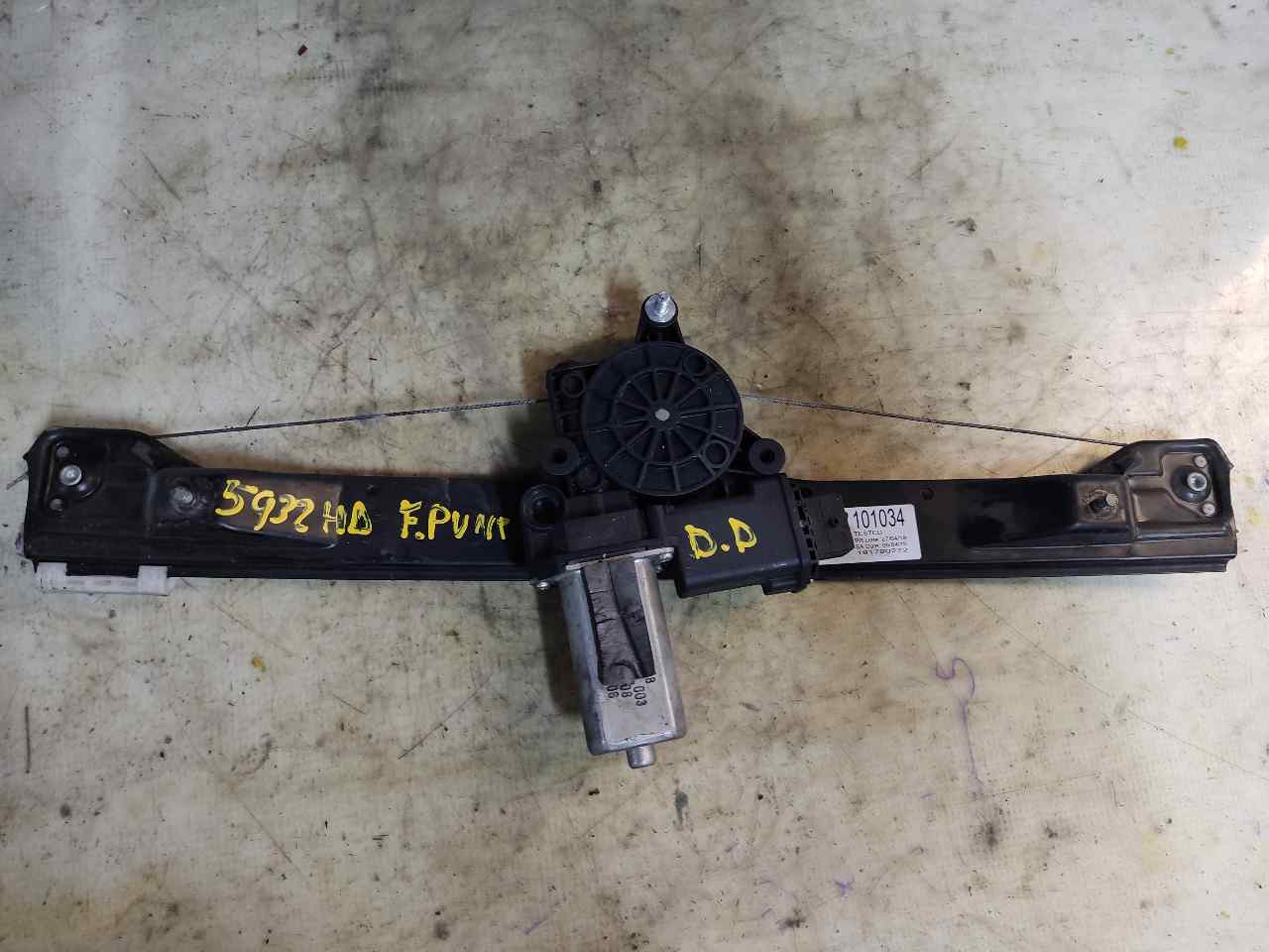 FIAT Grande Punto 1 generation (2006-2008) Front Right Door Window Regulator 101034 24900206