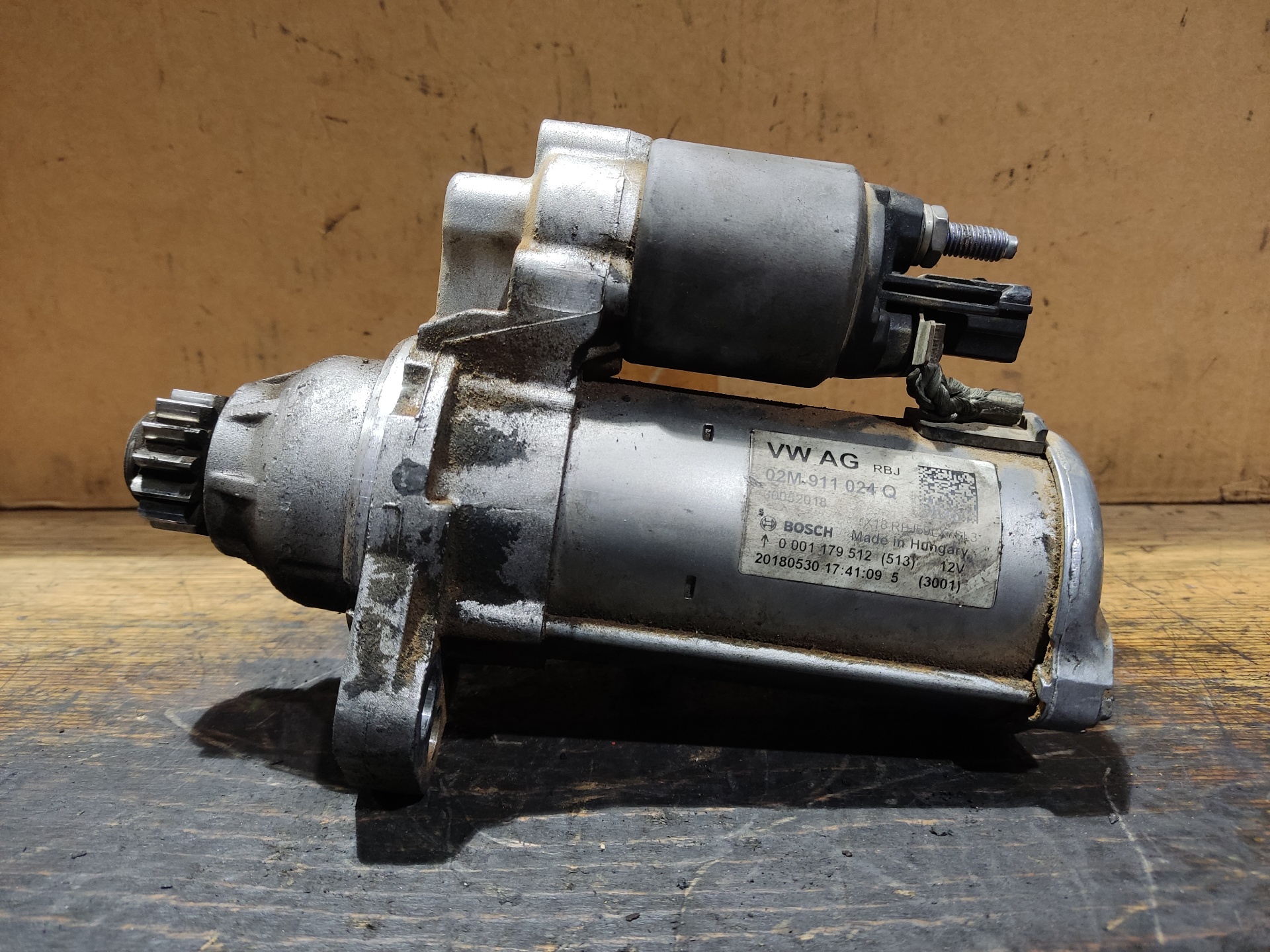 SEAT Toledo 4 generation (2012-2020) Starter Motor 02M911024Q 24900464