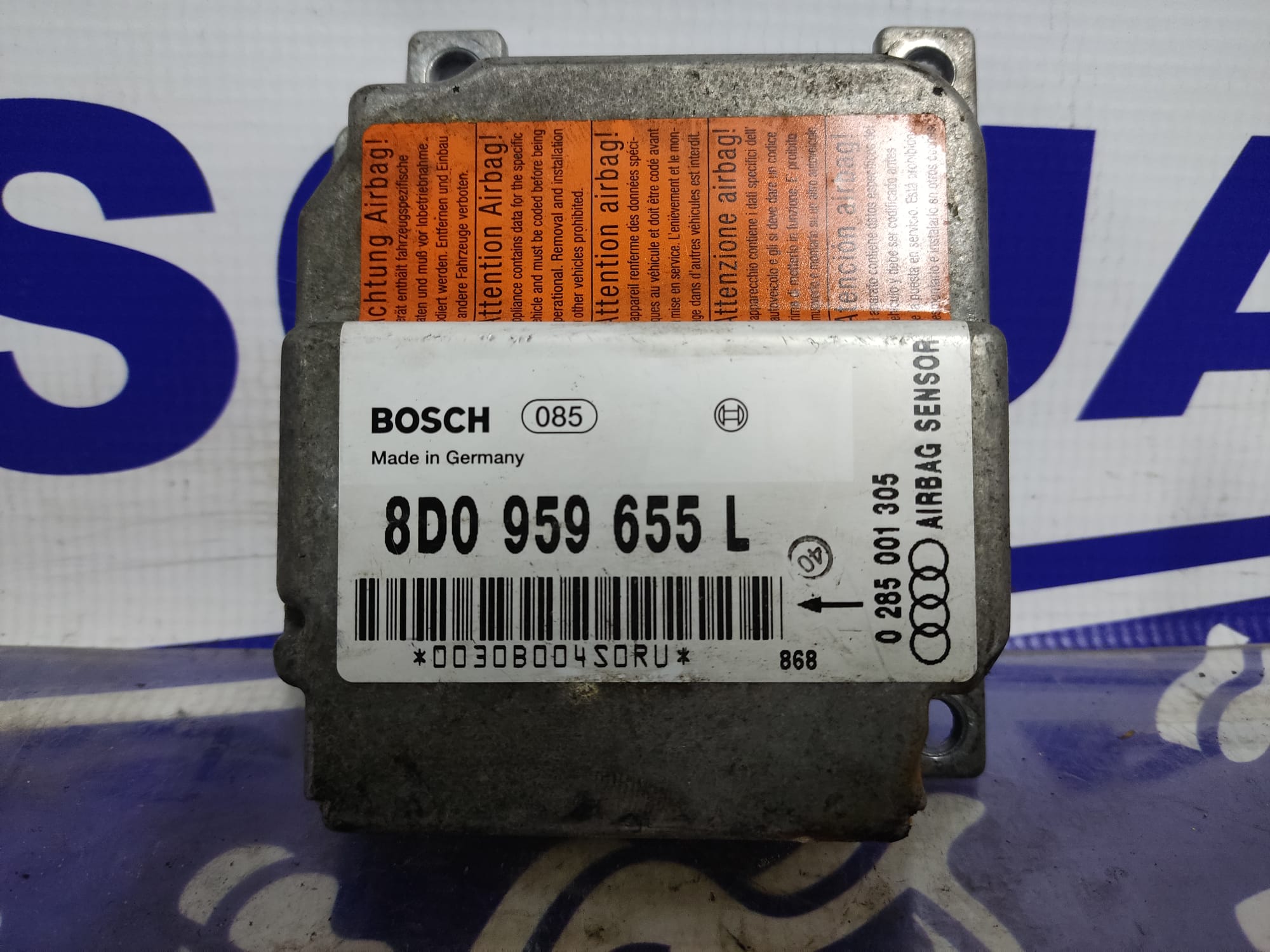 AUDI A4 B8/8K (2011-2016) SRS Control Unit 0285001305 24888830