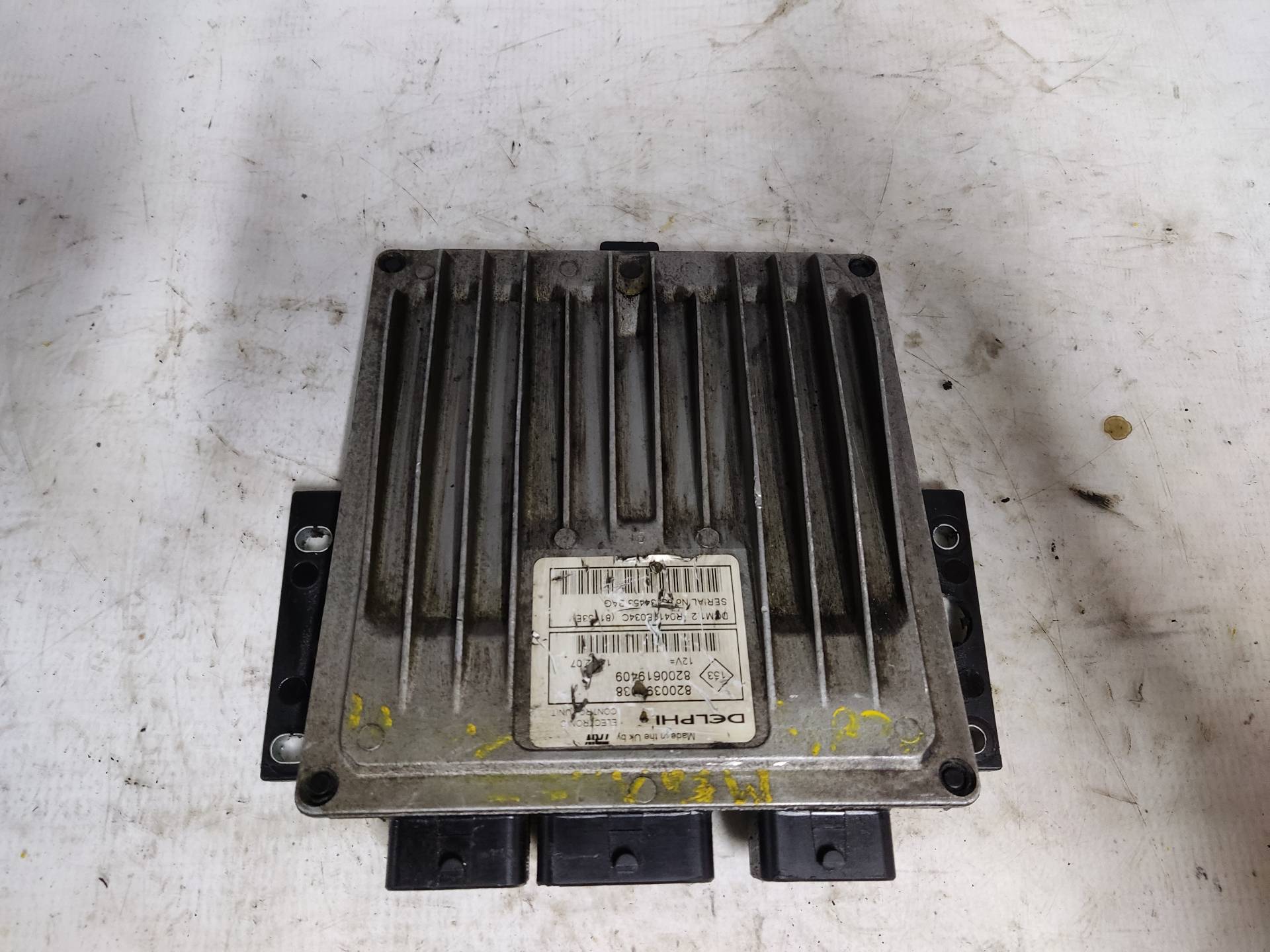 RENAULT Megane 2 generation (2002-2012) Engine Control Unit ECU R0411B034C 24895202