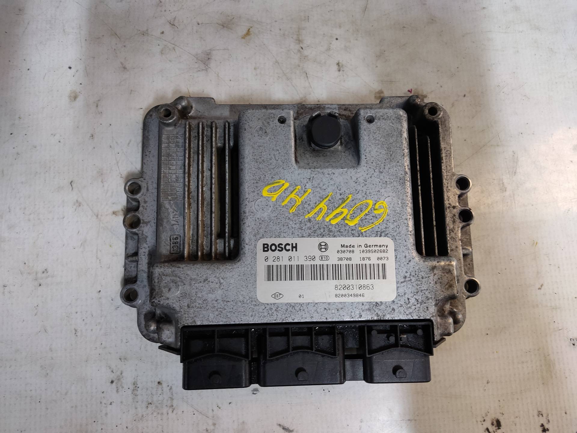 RENAULT Megane 2 generation (2002-2012) Engine Control Unit ECU 0281011390 24893211