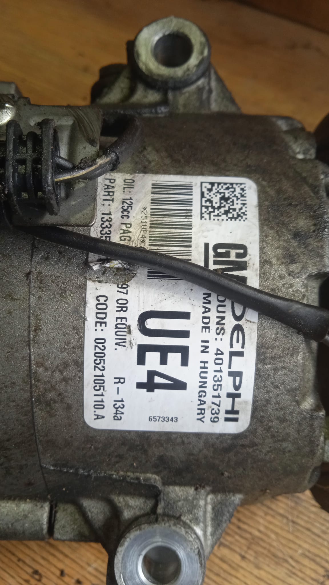 OPEL Astra J (2009-2020) Pompă de aer conditionat 13335251, PALET44, FILA3 24910292