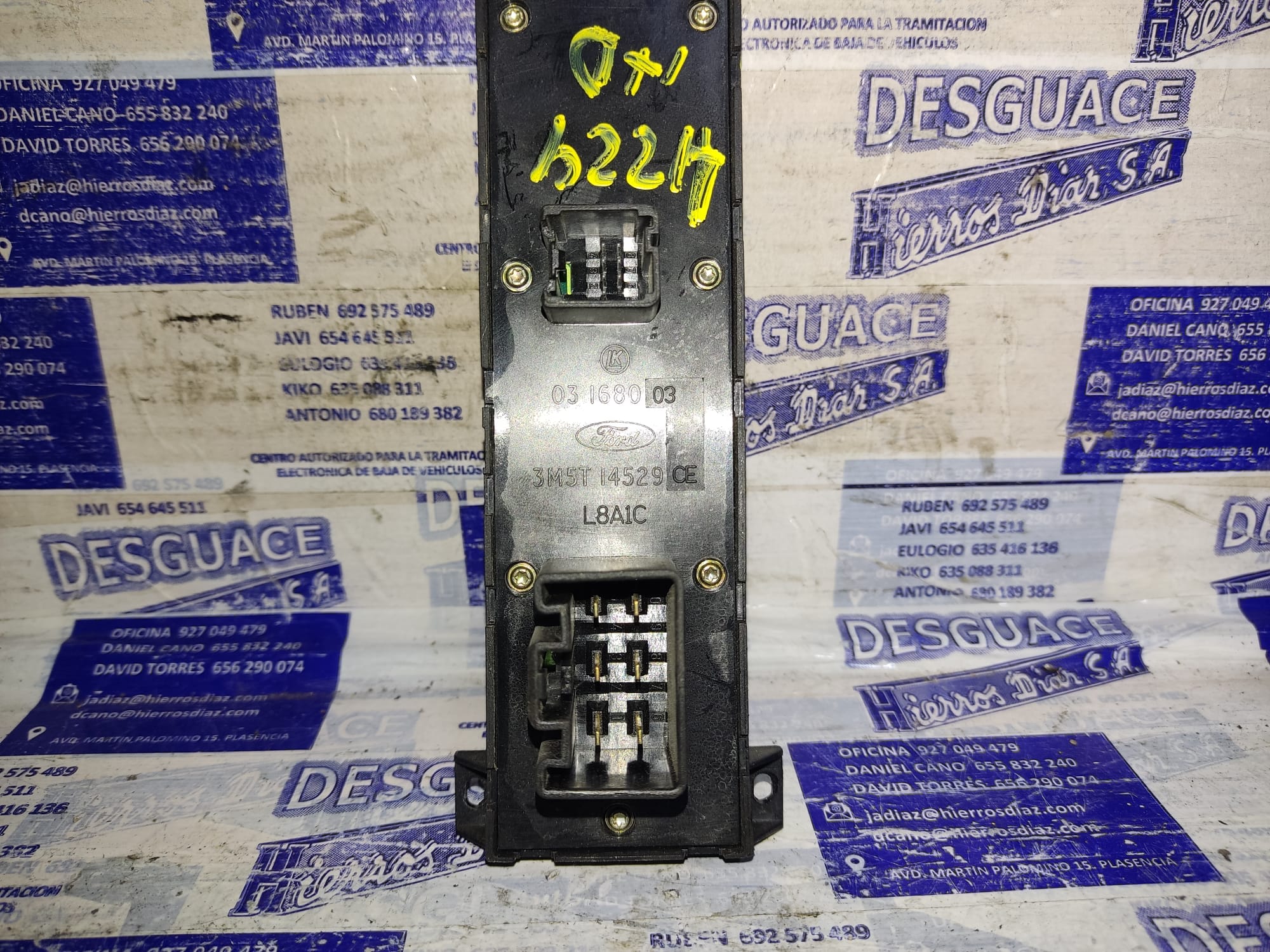 FORD Focus 2 generation (2004-2011) Front Left Door Window Switch ESTANTERÍA62 24891311