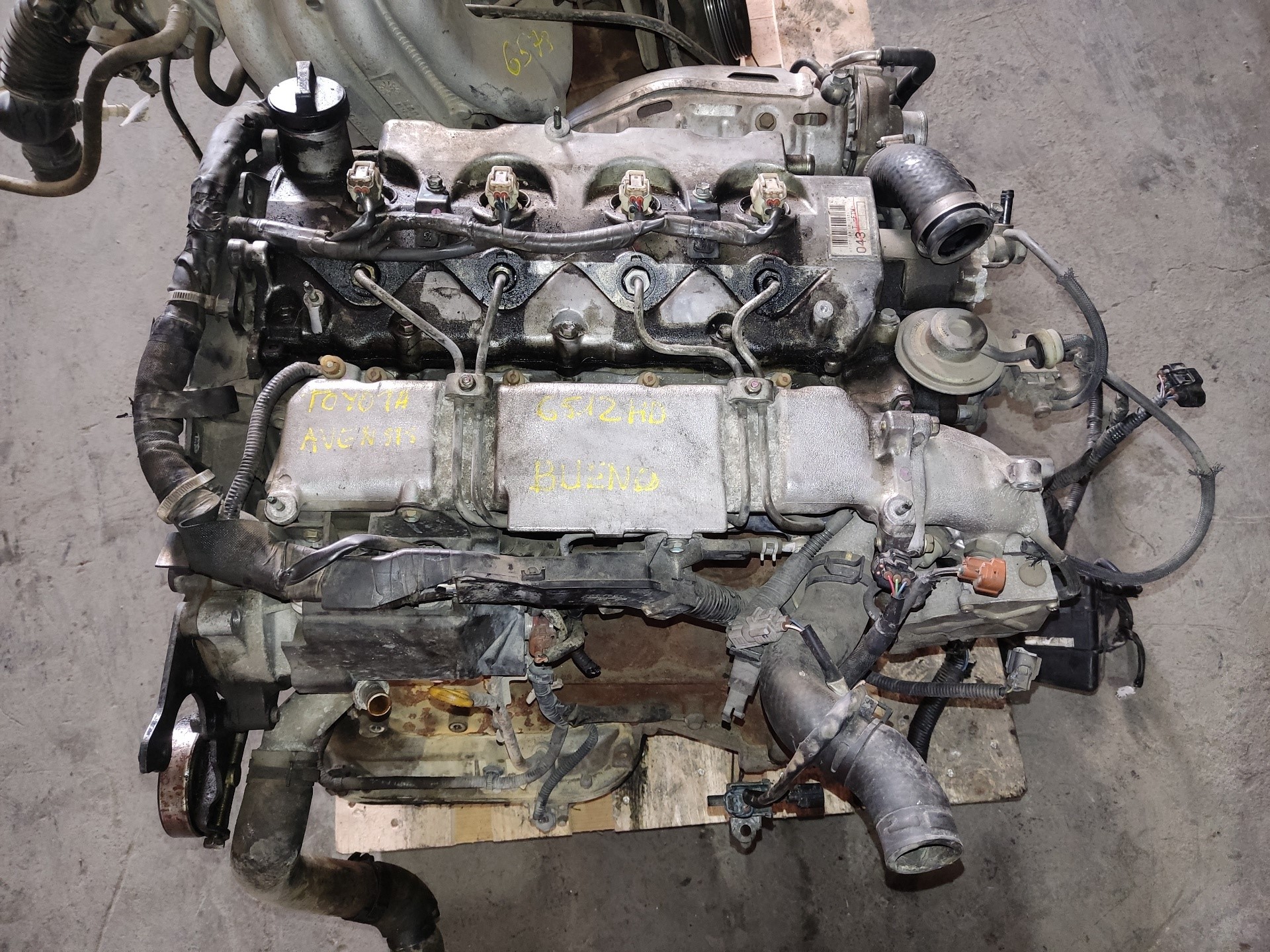 TOYOTA Avensis 1 generation (1997-2003) Двигатель 1CDFTV 23015714