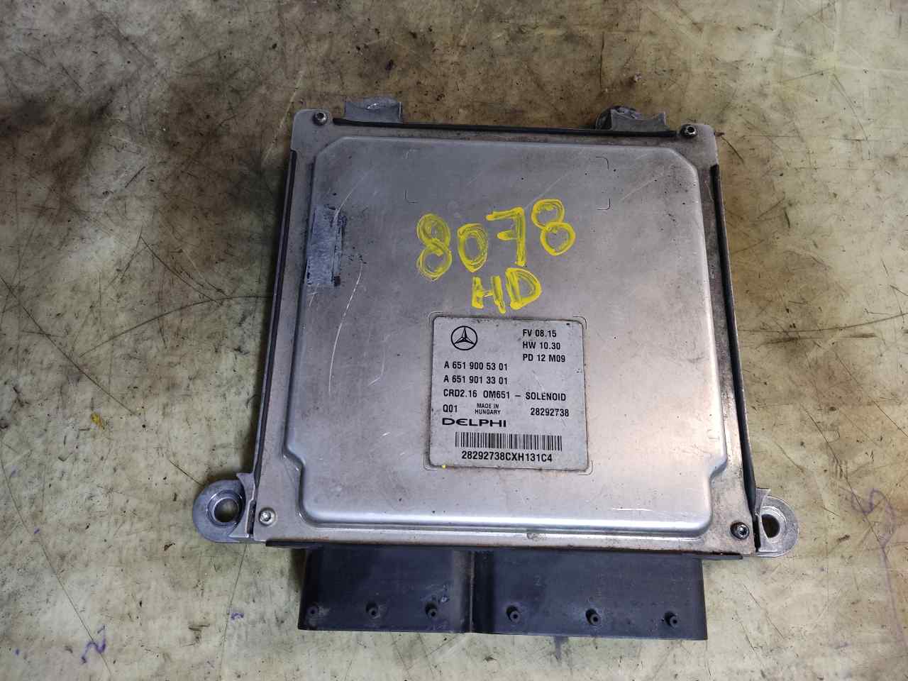 MERCEDES-BENZ E-Class W212/S212/C207/A207 (2009-2016) Engine Control Unit ECU A6519005301 24902433