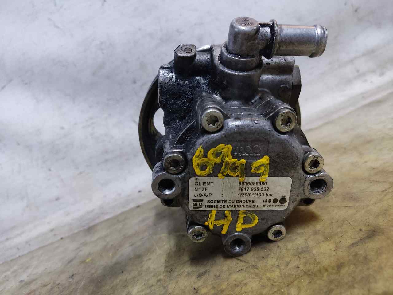 CITROËN C5 1 generation (2001-2008) Power Steering Pump 9636086680 22264863