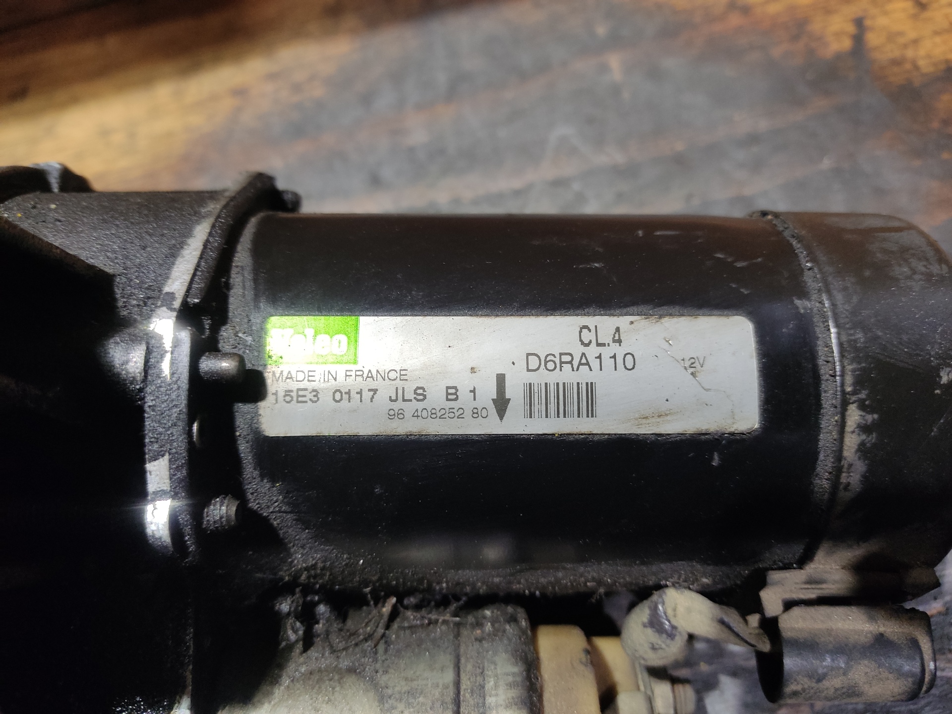 CITROËN C3 1 generation (2002-2010) Starter Motor D6RA110 24952393