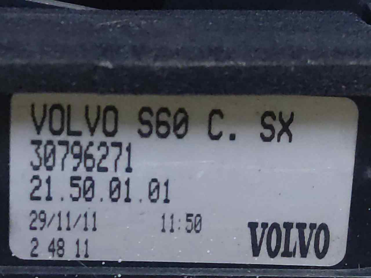 VOLVO S60 2 generation (2010-2020) Фонарь задний левый 30796271 24899752