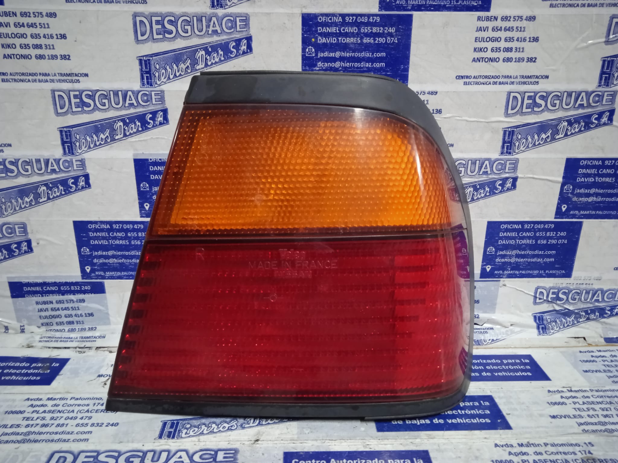 NISSAN Primera P10 (1990-1997) Rear Right Taillight Lamp ESTANTERÍA19 24888572