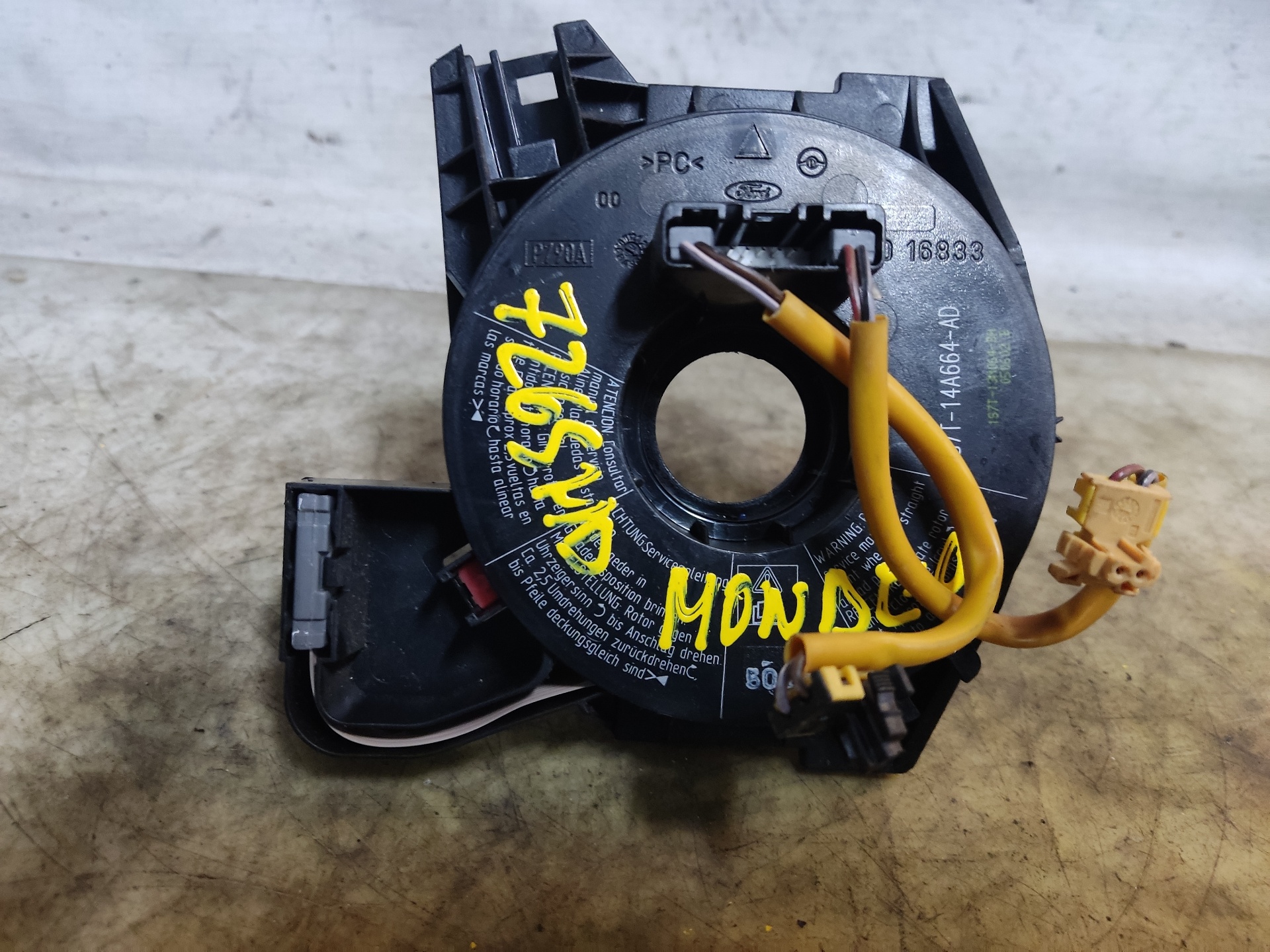 FORD Mondeo 3 generation (2000-2007) Steering Wheel Slip Ring Squib 1S7T-14A664-AD 24898647