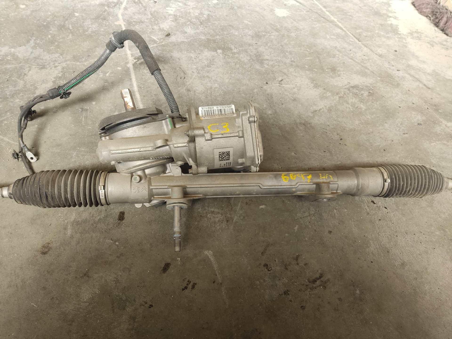 CITROËN C3 1 generation (2002-2010) Steering Rack 9821495680 24925367