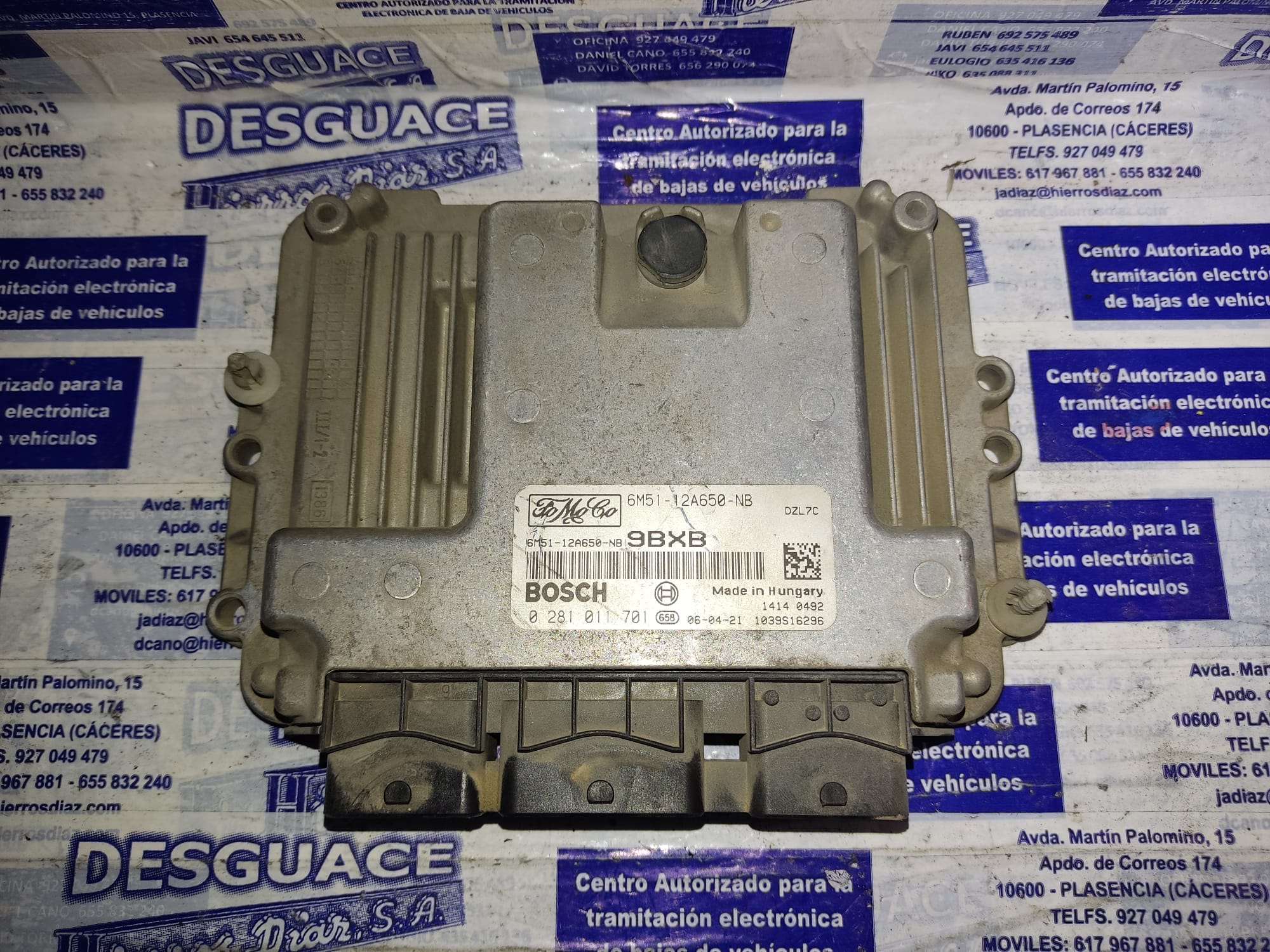 FORD Focus 2 generation (2004-2011) Moottorin ohjausyksikkö ECU 0281011701 24891294